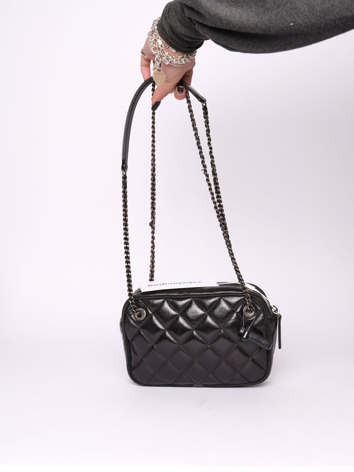 Chanel Black Camera Shoulder Bag