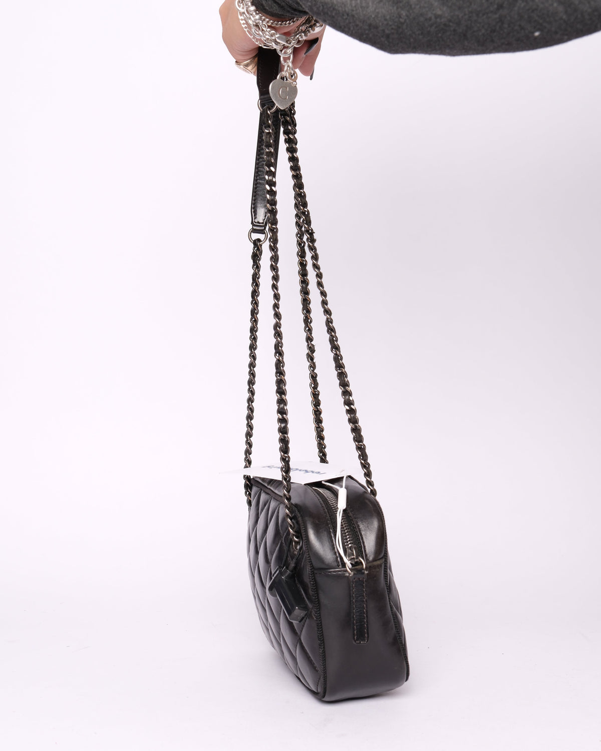 Chanel Black Camera Shoulder Bag