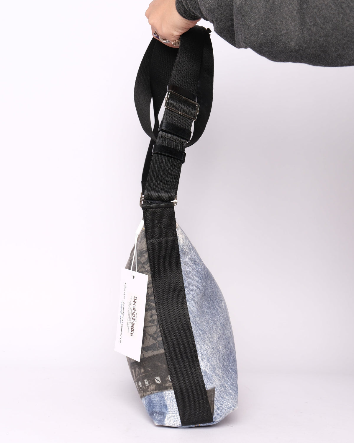 Christian Dior Galliano Era Denim Printed Crossbody Bag
