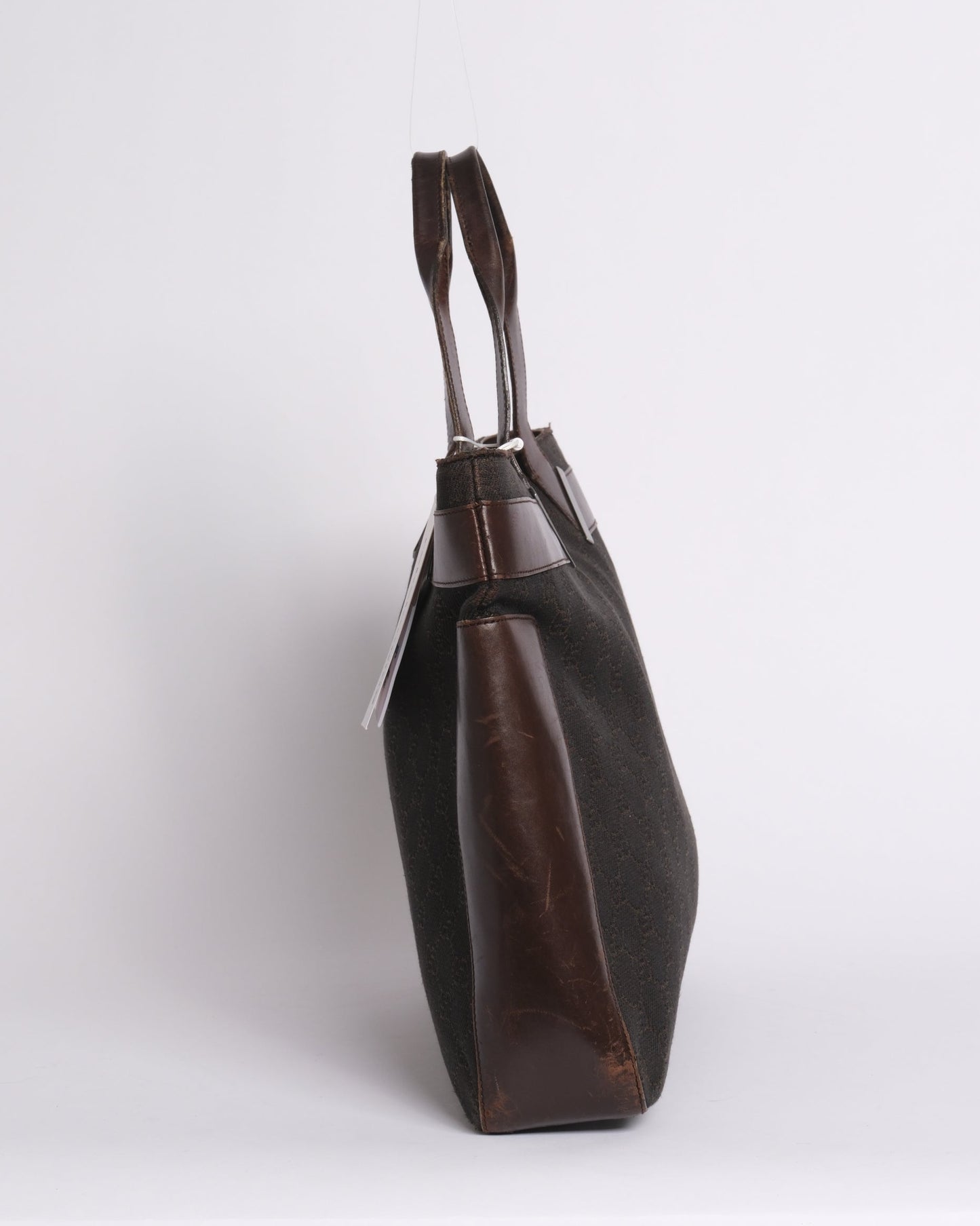Gucci Dark Brown Monogram Tote Bag