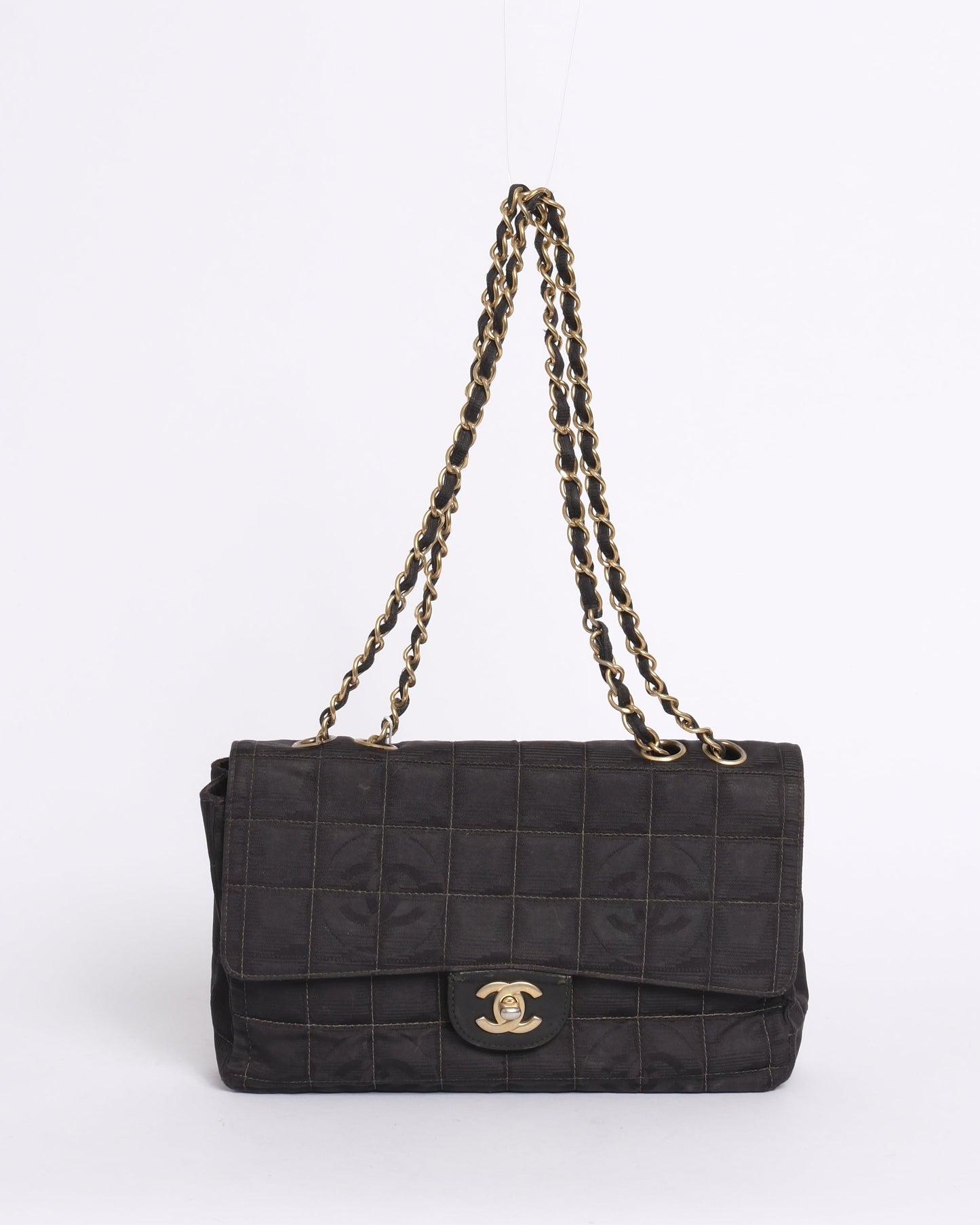 Chanel Black Travel Line Flap w/ Gold Hardware