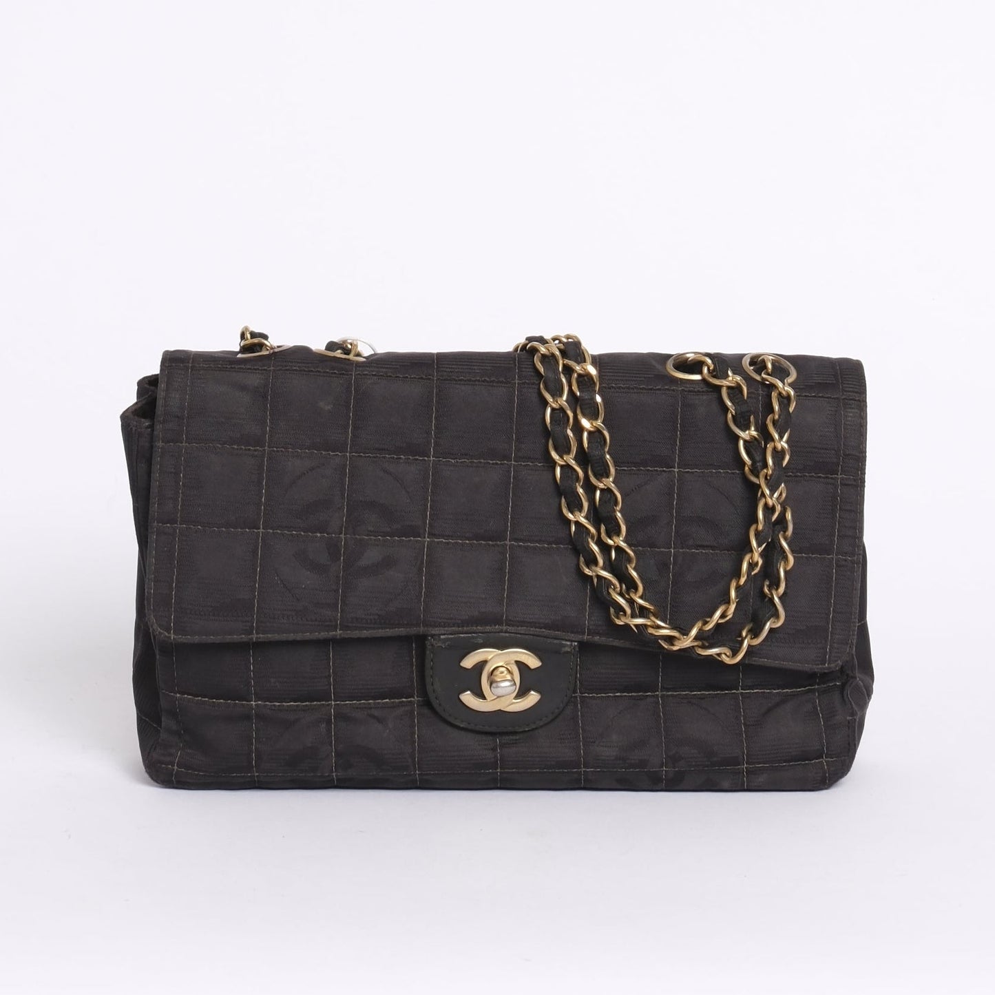 Chanel Black Travel Line Flap w/ Gold Hardware