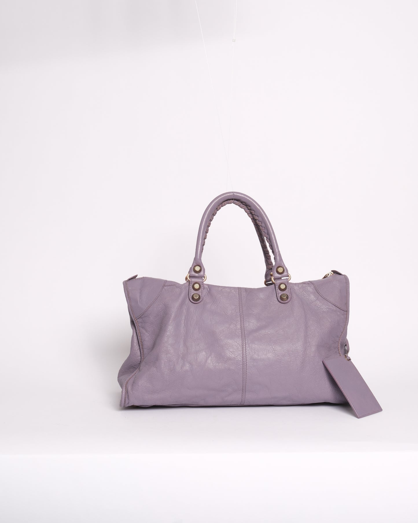 Balenciaga Purple Velo Work Bag