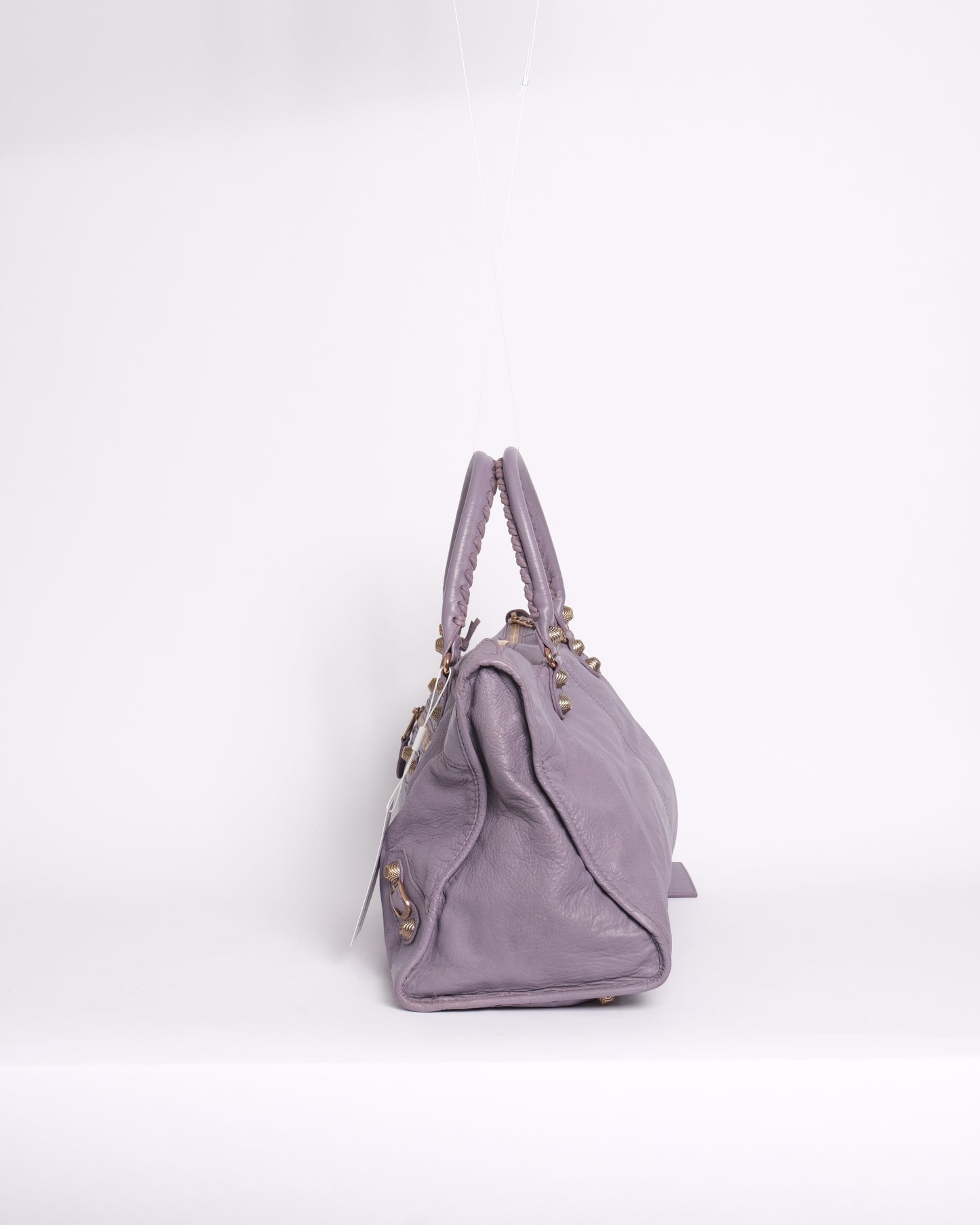 Balenciaga Purple Velo Work Bag