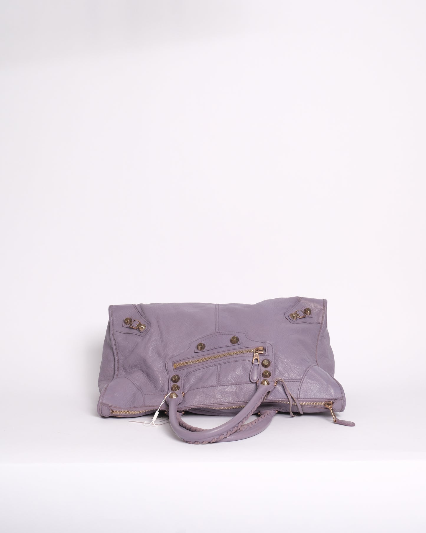 Balenciaga Purple Velo Work Bag