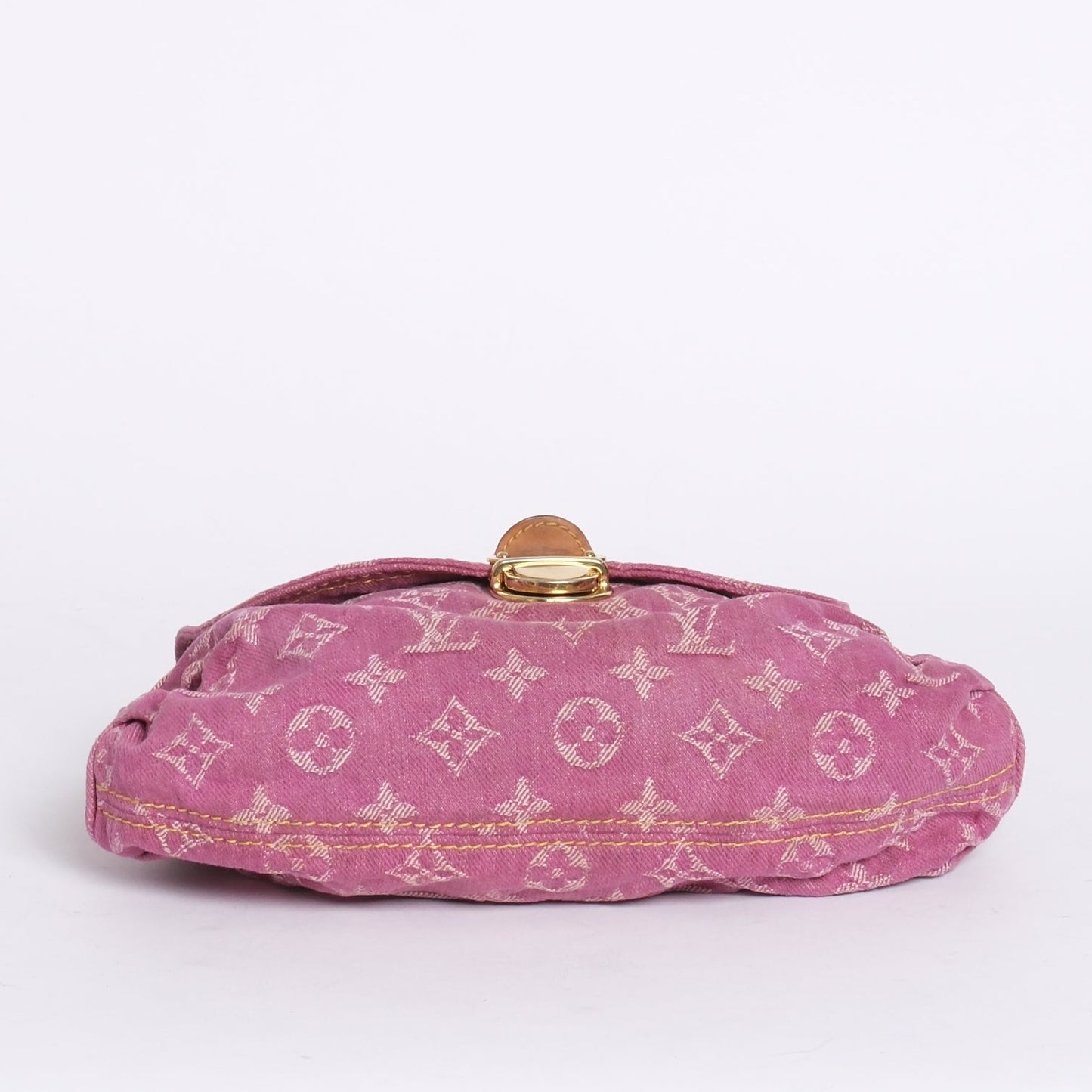 Louis Vuitton Pink Denim Monogram Pleaty Bag