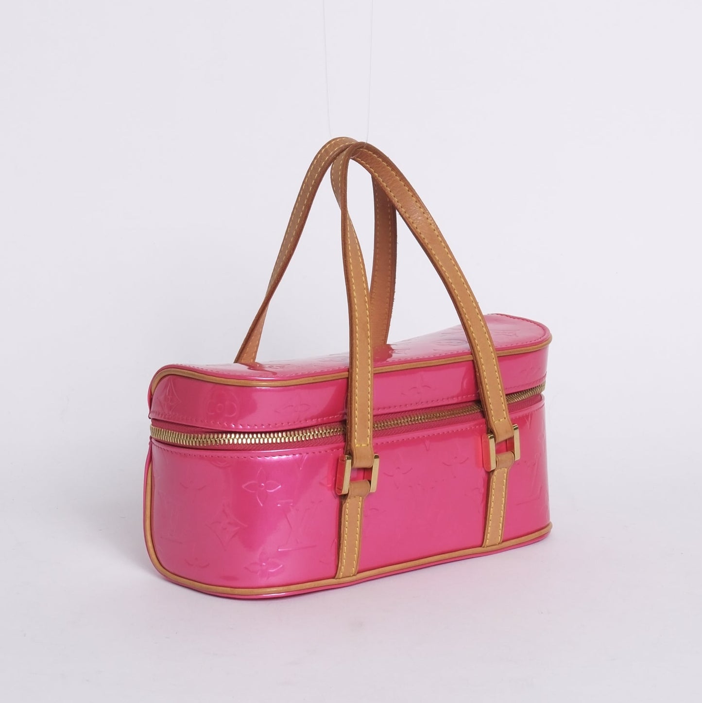 Louis Vuitton Pink Vernis Monogram Sullivan Horizontal PM Handbag