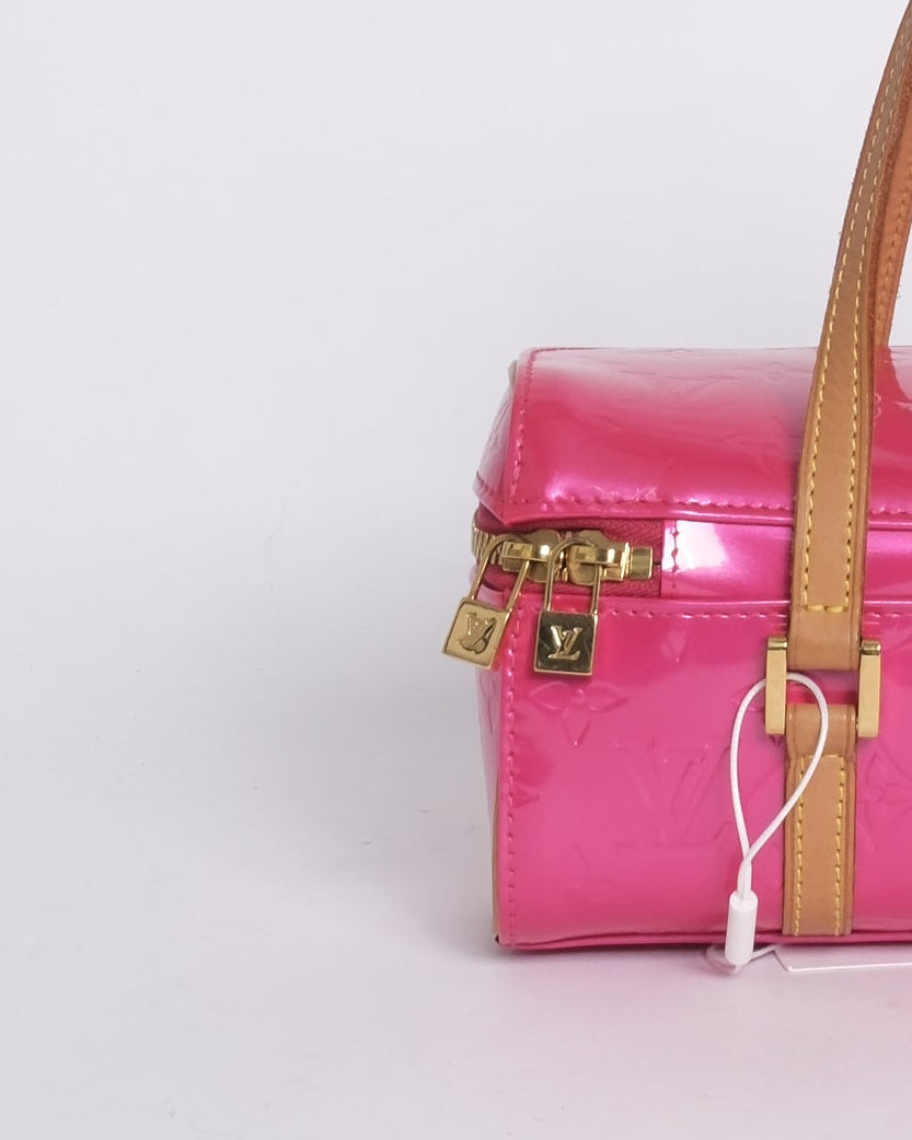 Louis Vuitton Pink Vernis Monogram Sullivan Horizontal PM Handbag