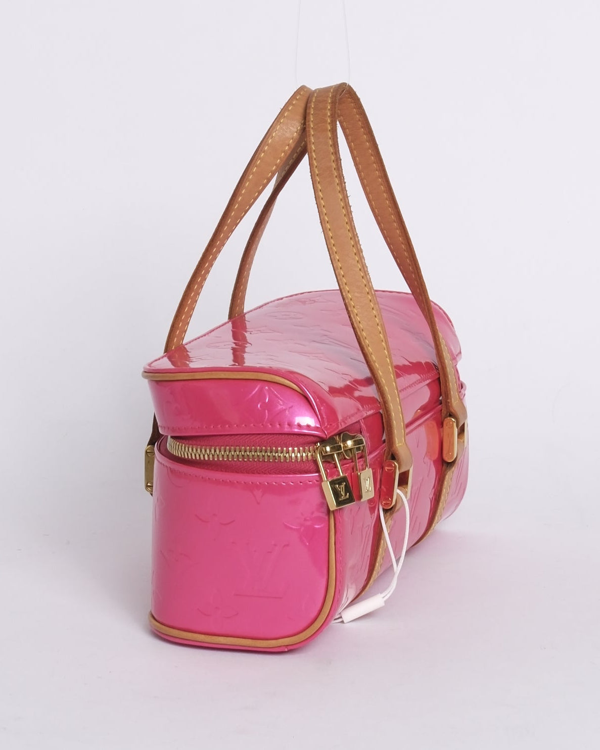 Louis Vuitton Pink Vernis Monogram Sullivan Horizontal PM Handbag