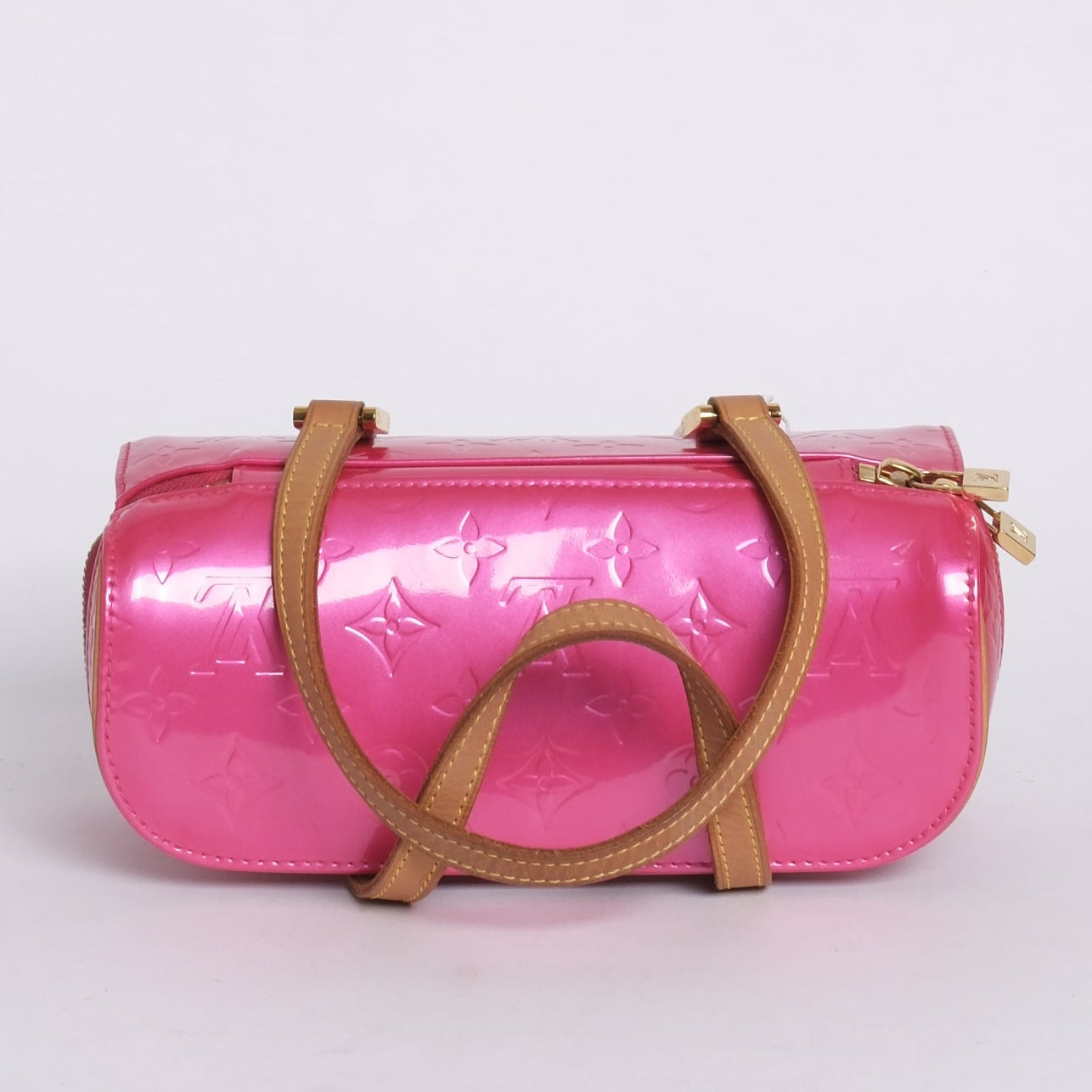 Louis Vuitton Pink Vernis Monogram Sullivan Horizontal PM Handbag