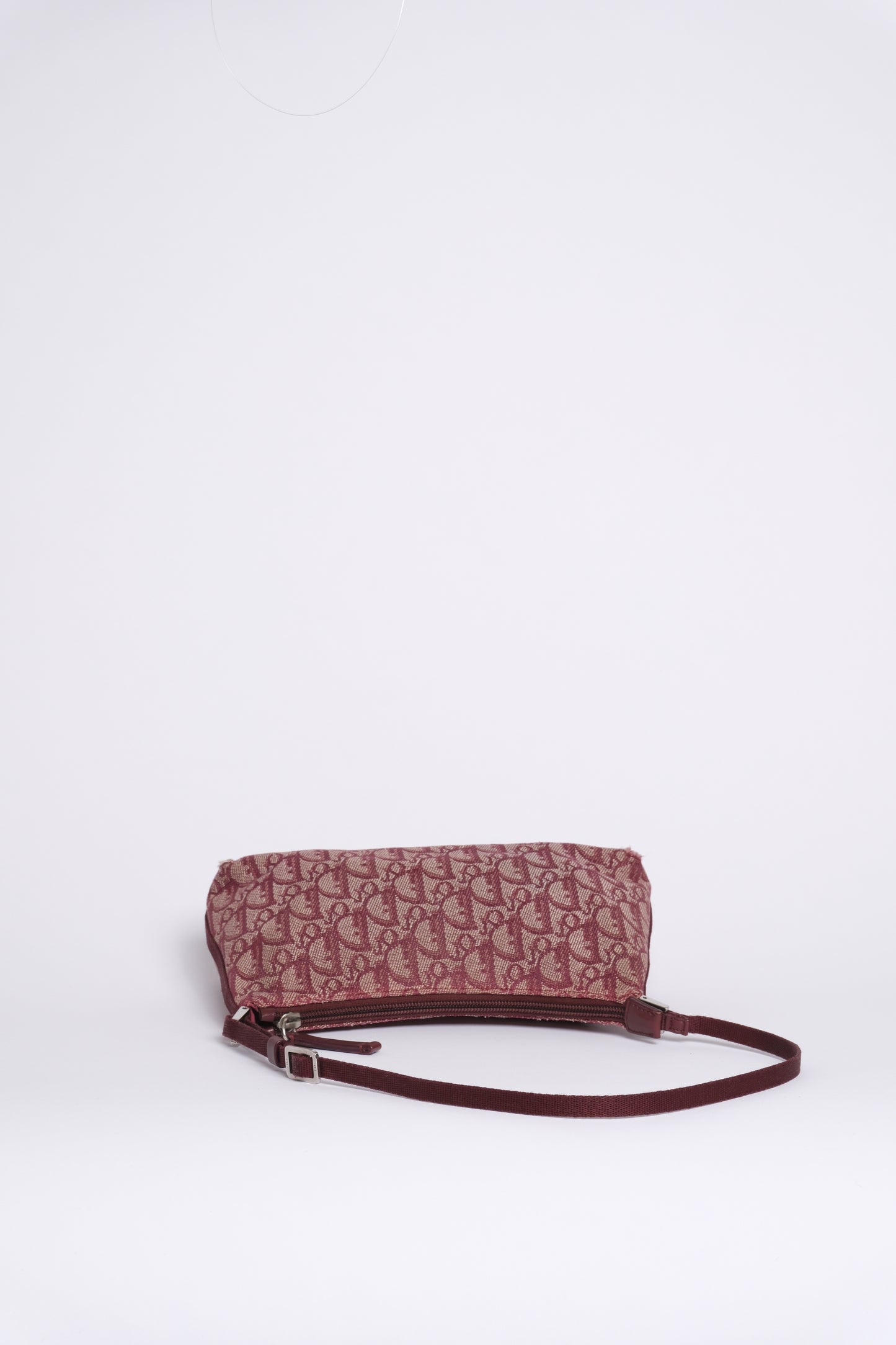 Christian Dior Maroon Trotter Pochette
