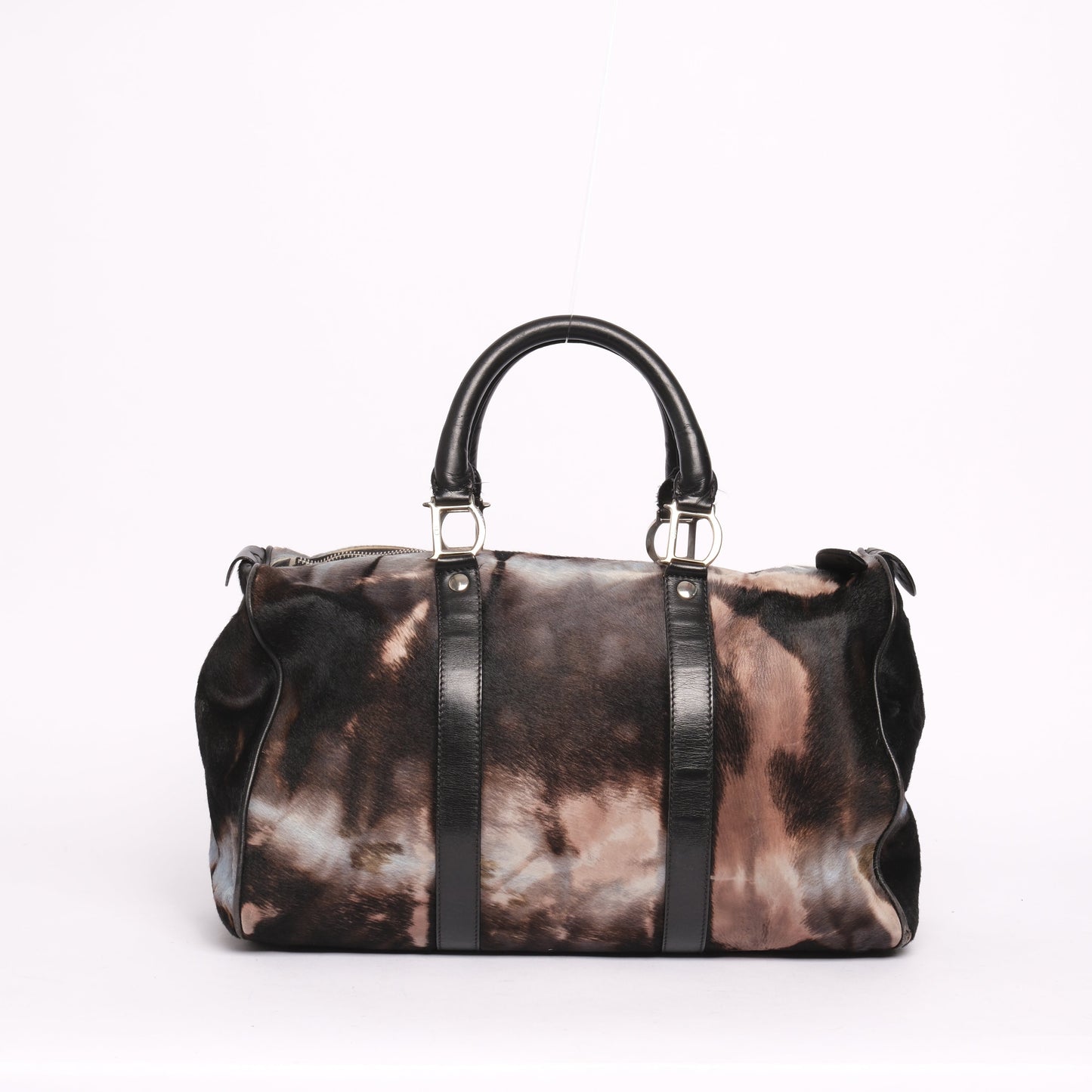 Christian Dior Ponyhair Tie-Dye Boston Bag