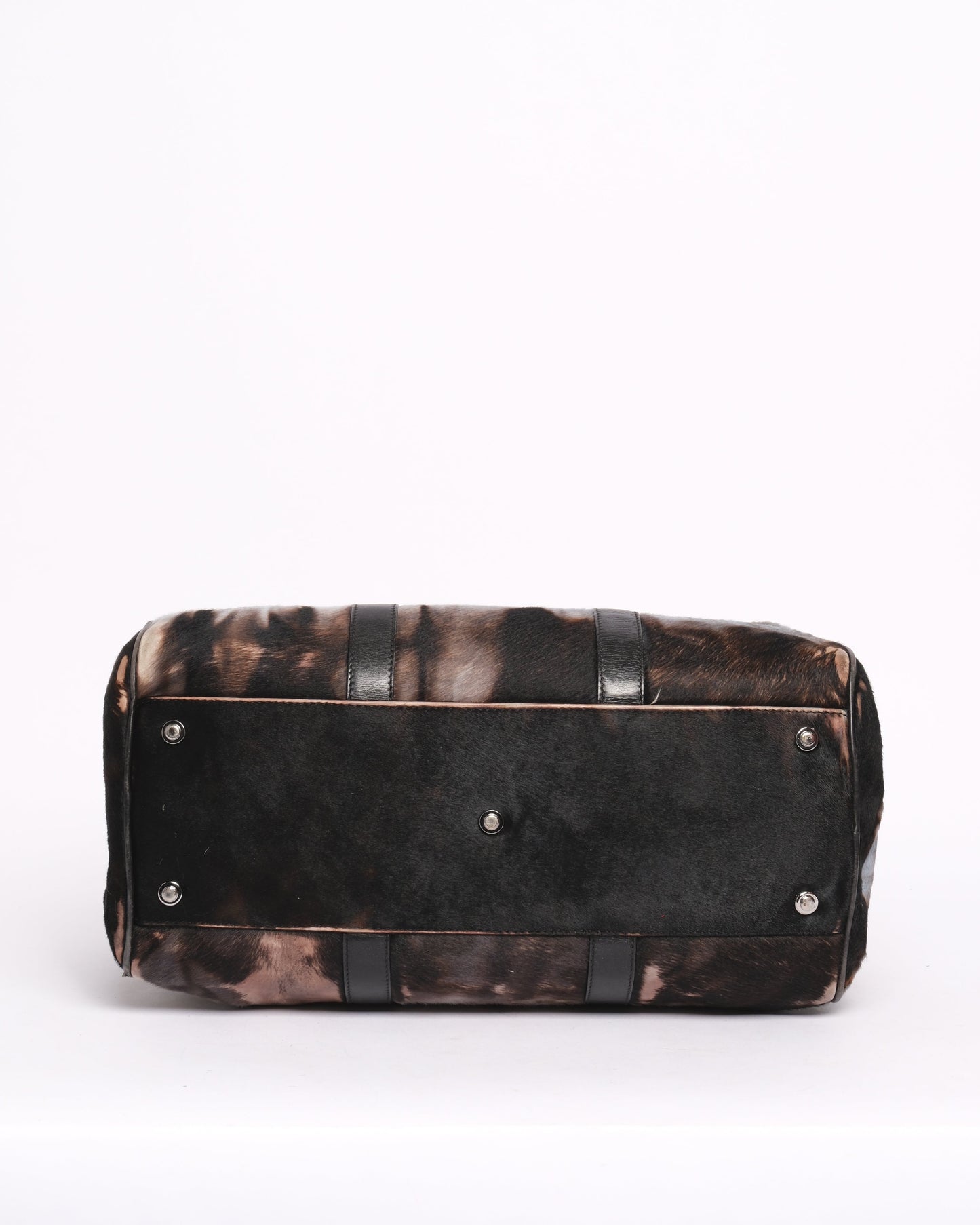 Christian Dior Ponyhair Tie-Dye Boston Bag