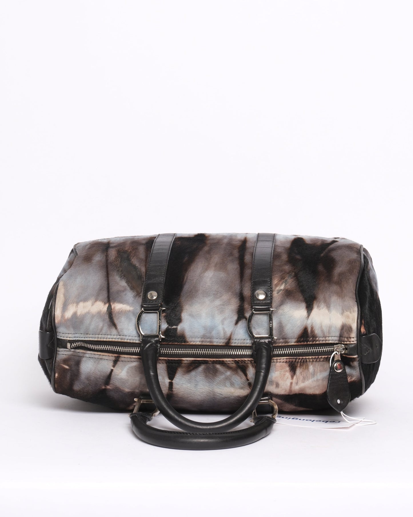 Christian Dior Ponyhair Tie-Dye Boston Bag