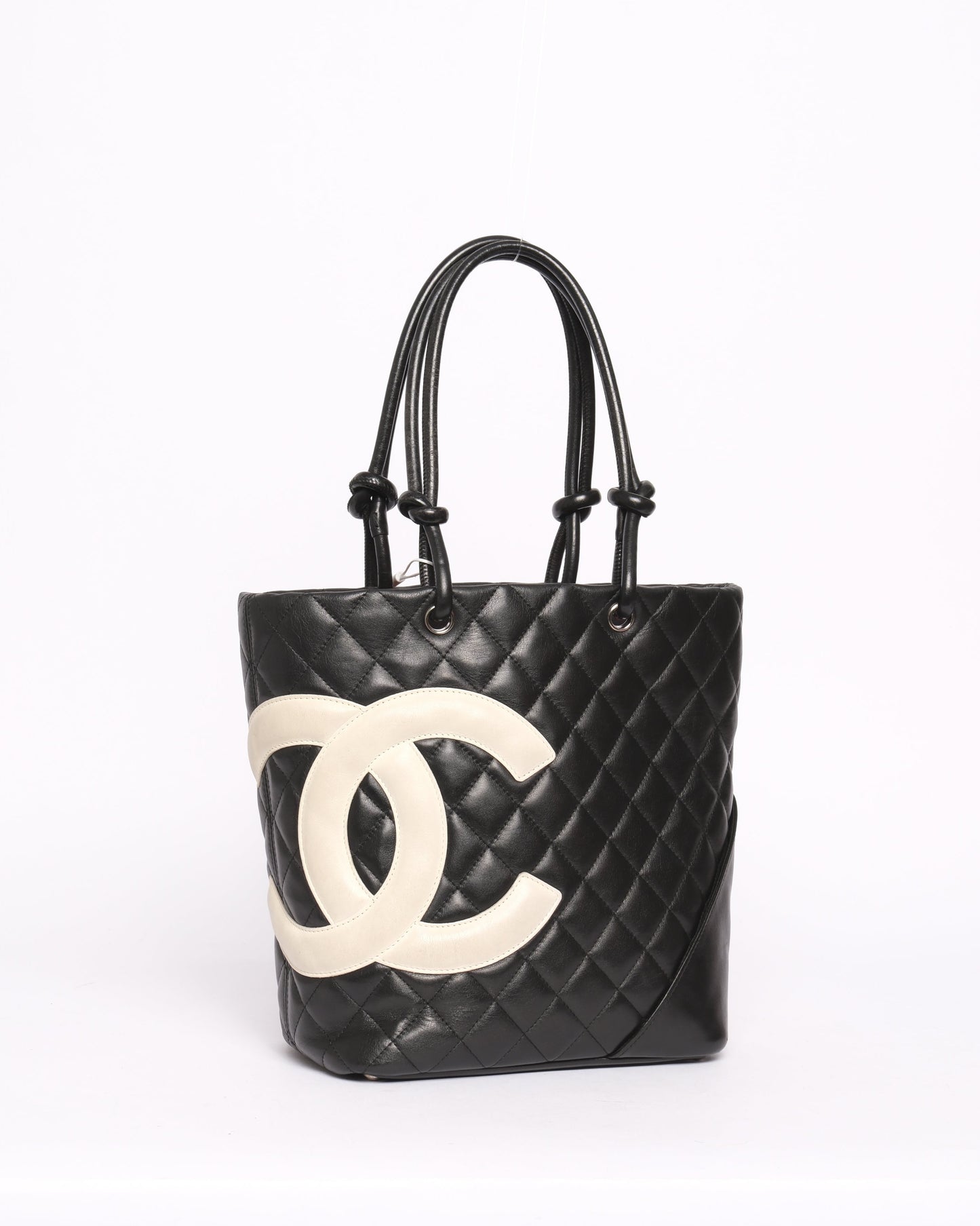 Chanel Black Cambon Small Tote Bag