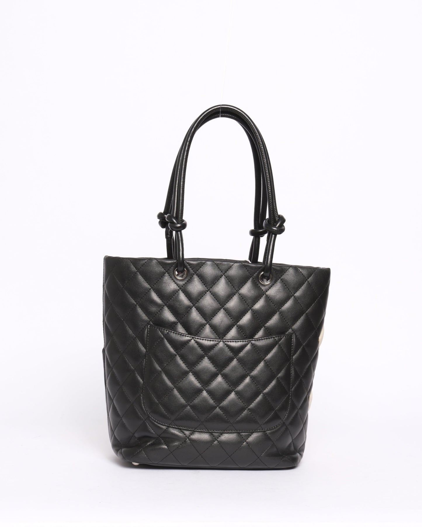 Chanel Black Cambon Small Tote Bag