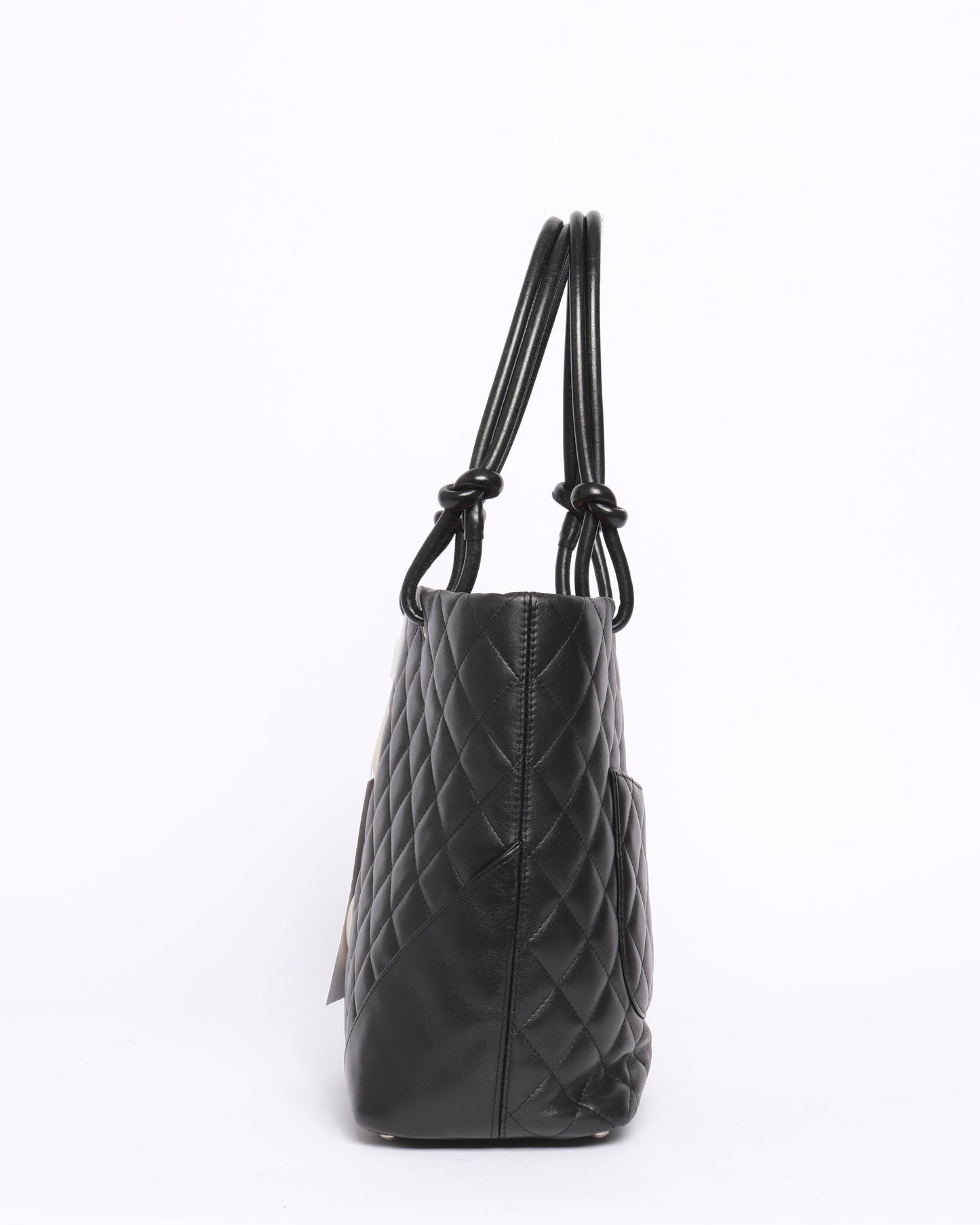 Chanel Black Cambon Small Tote Bag