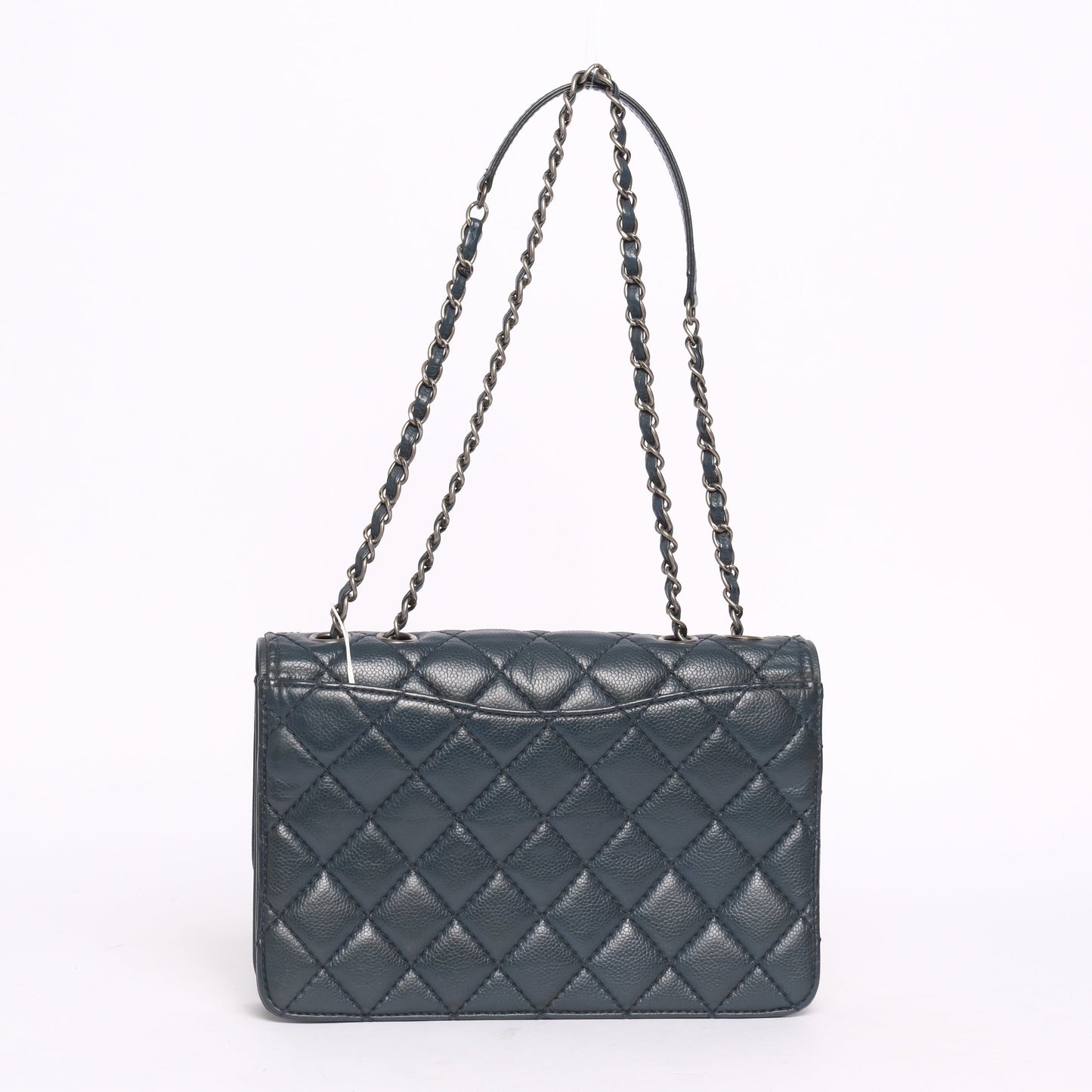 Chanel Blue Caviar Shoulder Bag