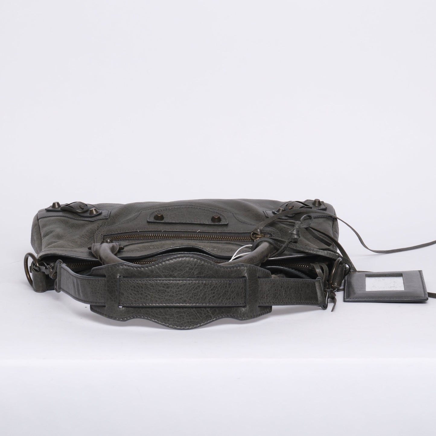 Balenciaga Washed Gray First City Bag