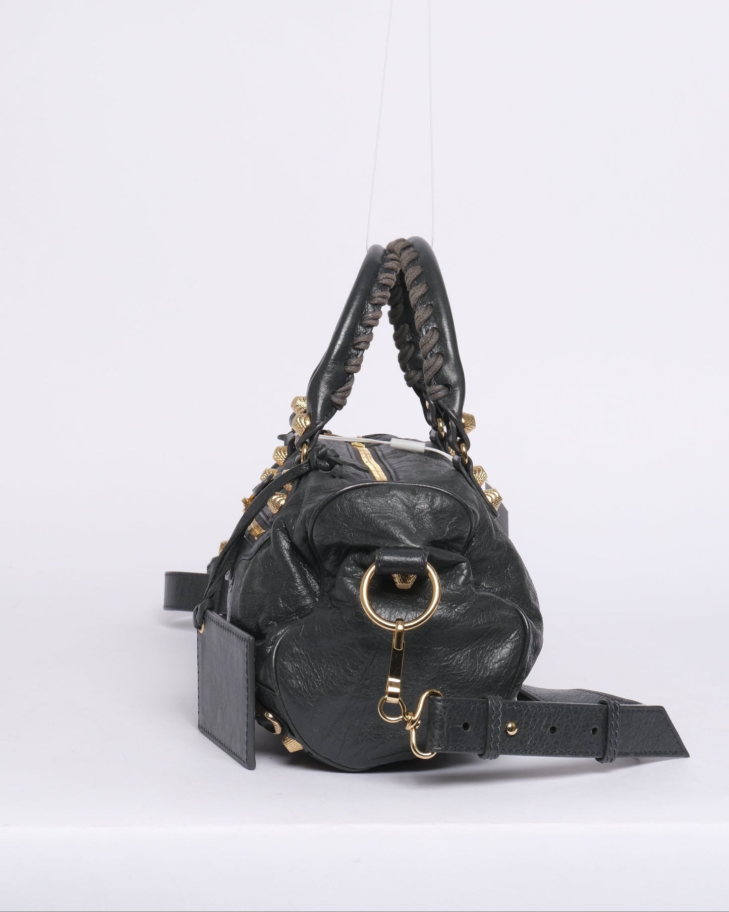 Balenciaga Gray Mini Twiggy w/ Giant Hardware