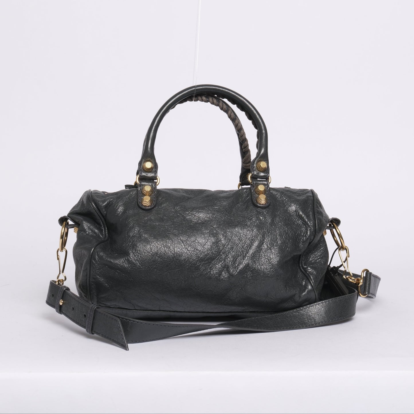 Balenciaga Gray Mini Twiggy w/ Giant Hardware