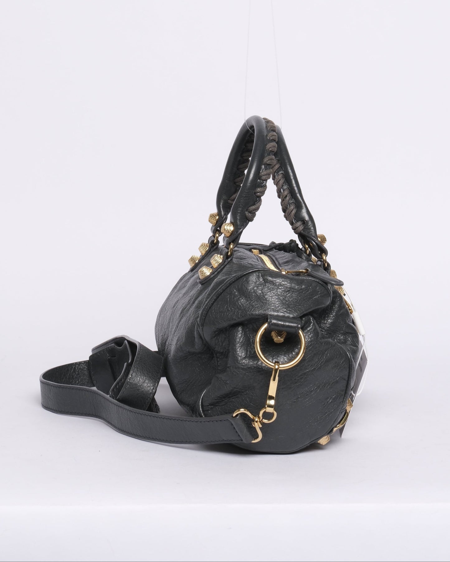 Balenciaga Gray Mini Twiggy w/ Giant Hardware