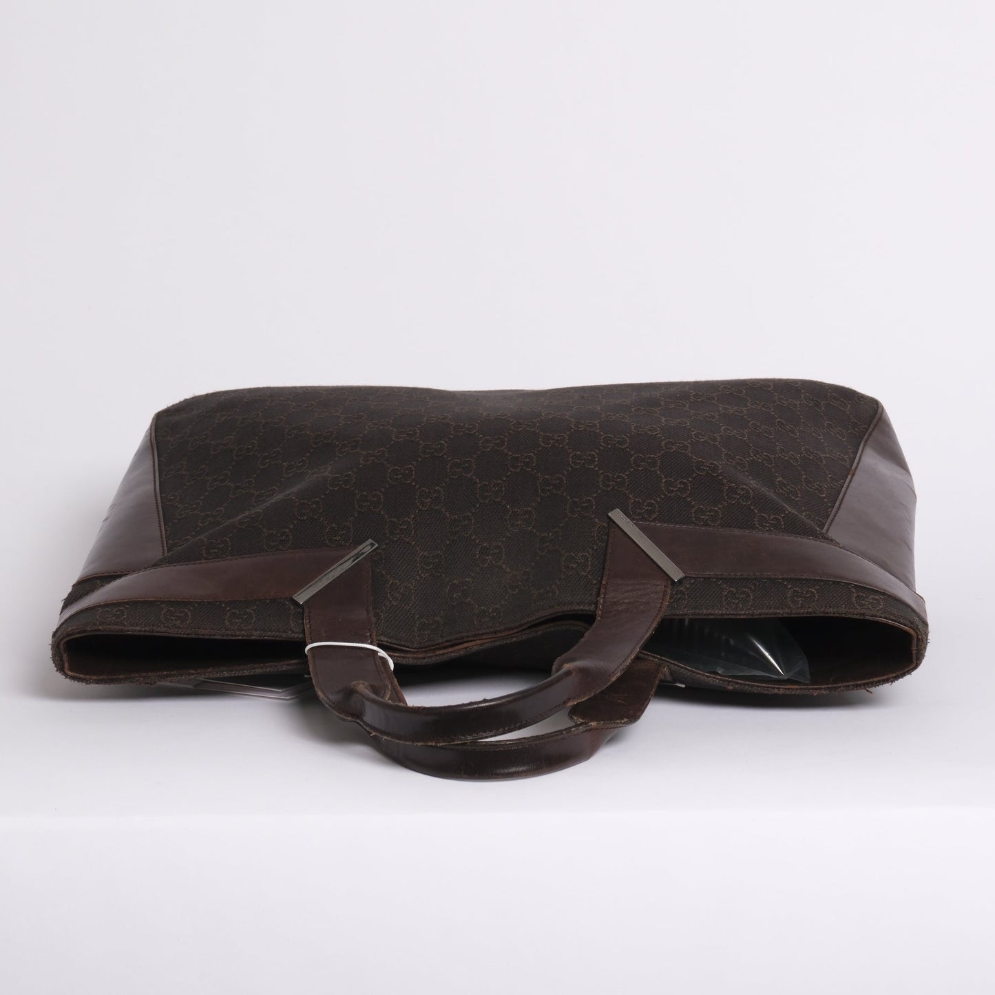 Gucci Dark Brown Monogram Tote Bag