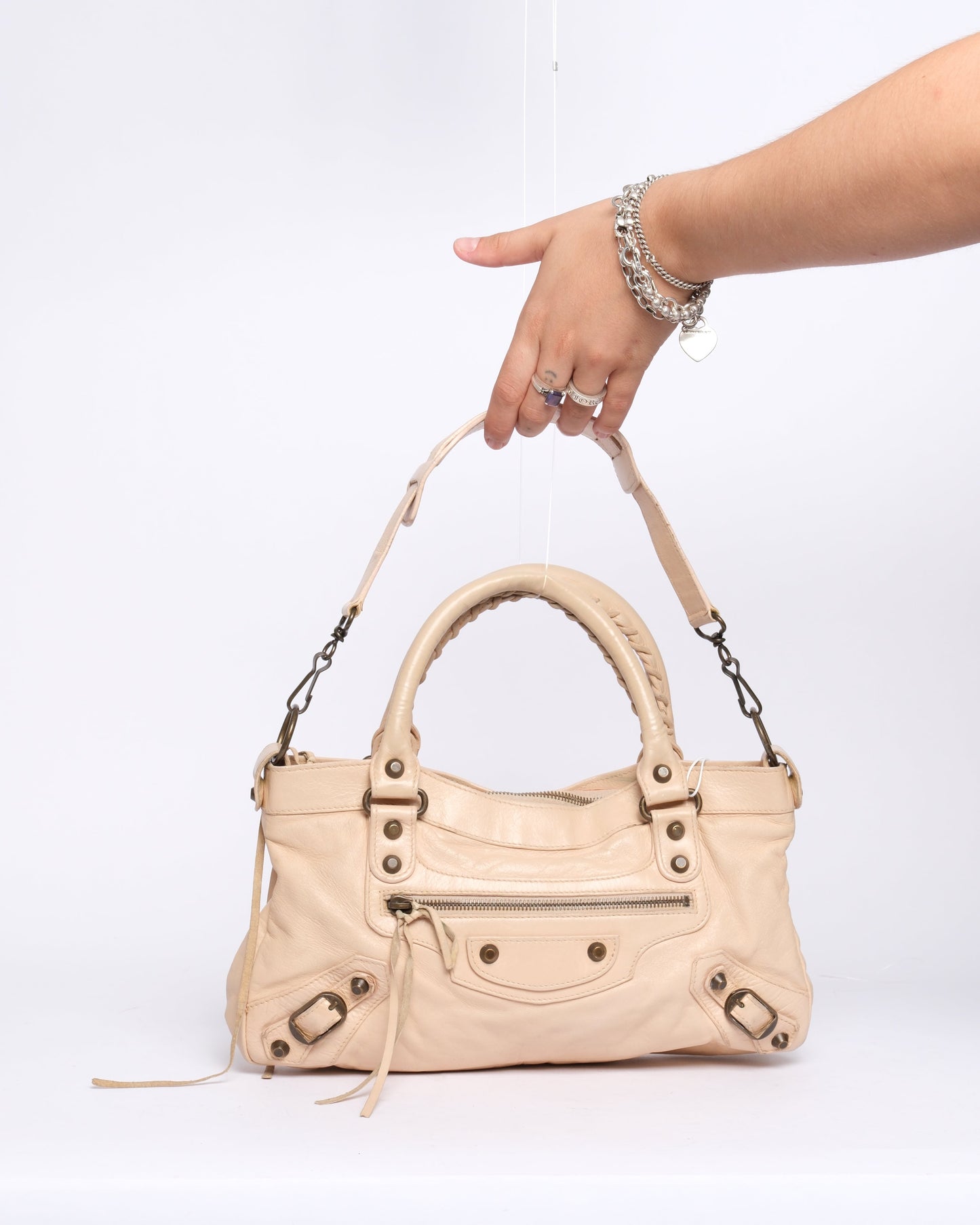 Balenciaga Cream First City Bag