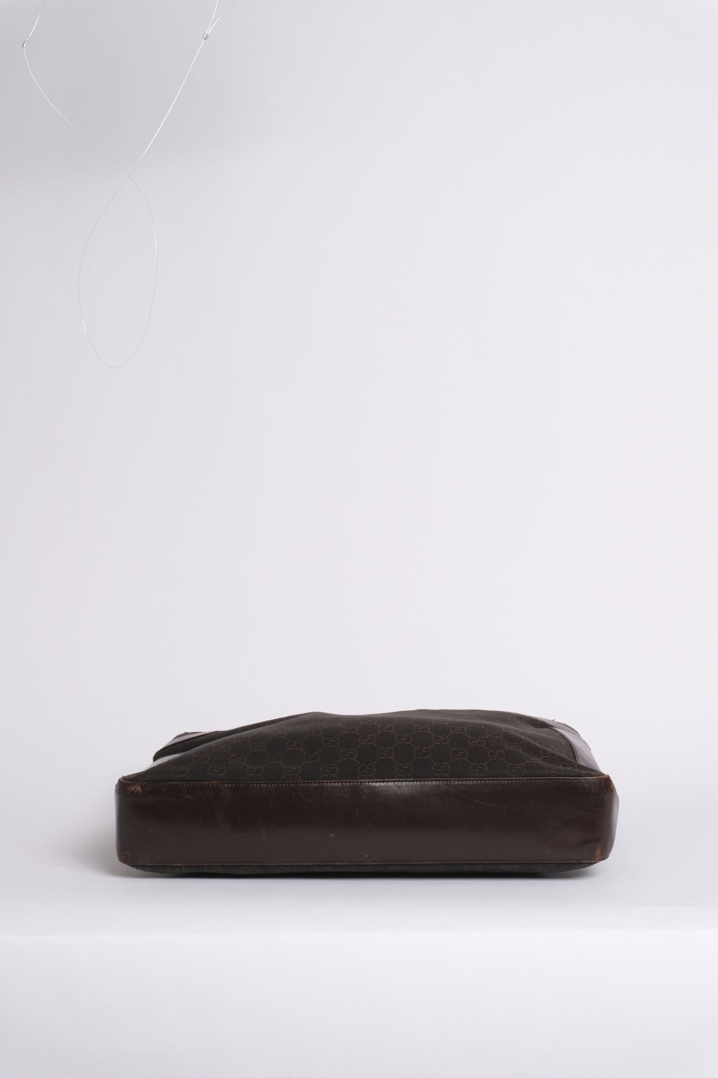 Gucci Dark Brown Monogram Tote Bag
