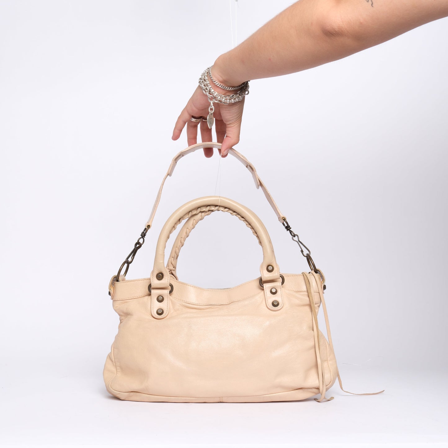 Balenciaga Cream First City Bag
