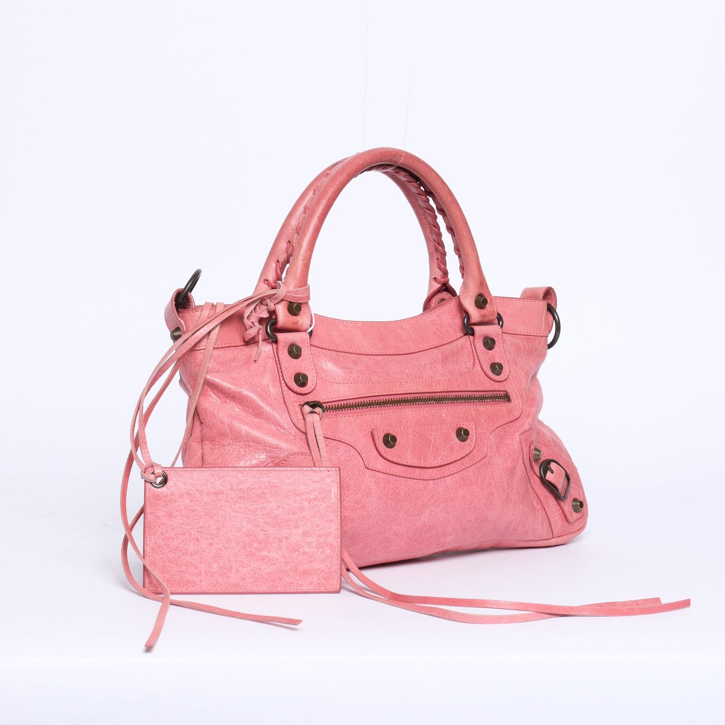 Balenciaga Small Pink First City Bag