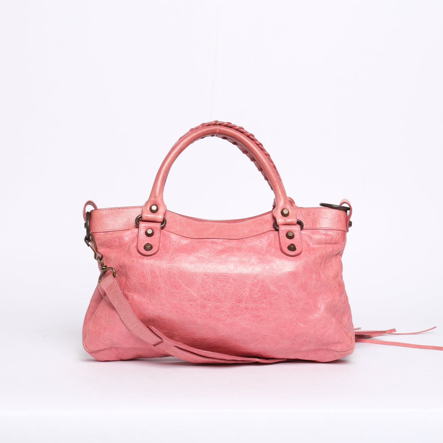 Balenciaga Small Pink First City Bag
