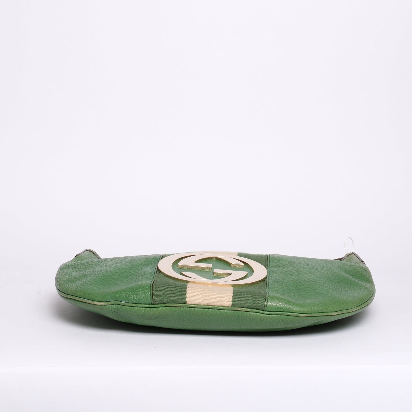Gucci Green Interlocking GG Logo Shoulder Bag