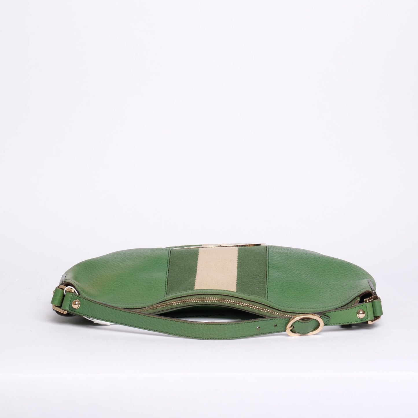 Gucci Green Interlocking GG Logo Shoulder Bag