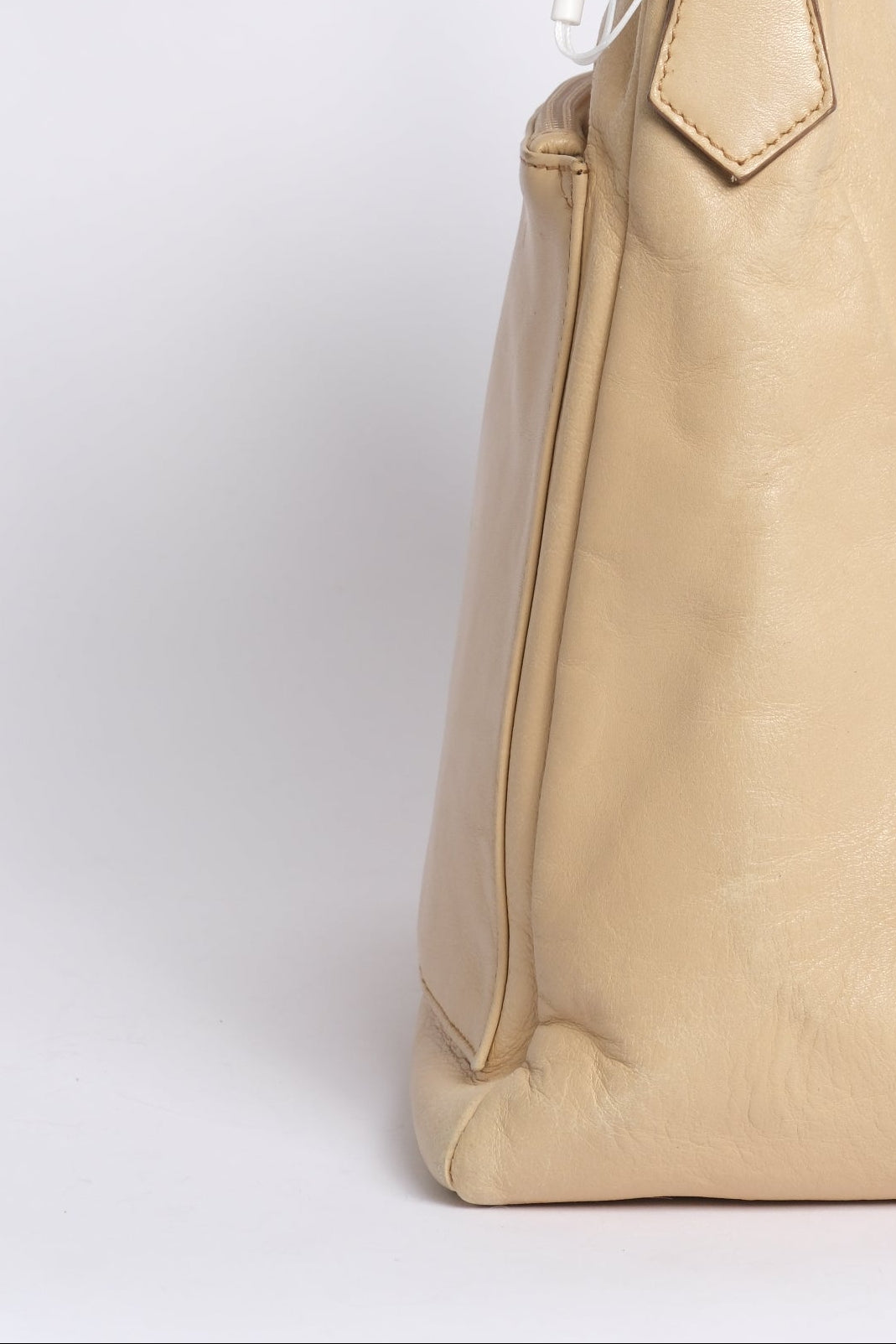 Gucci Tan Leather Bamboo Handle Shoulder Bag