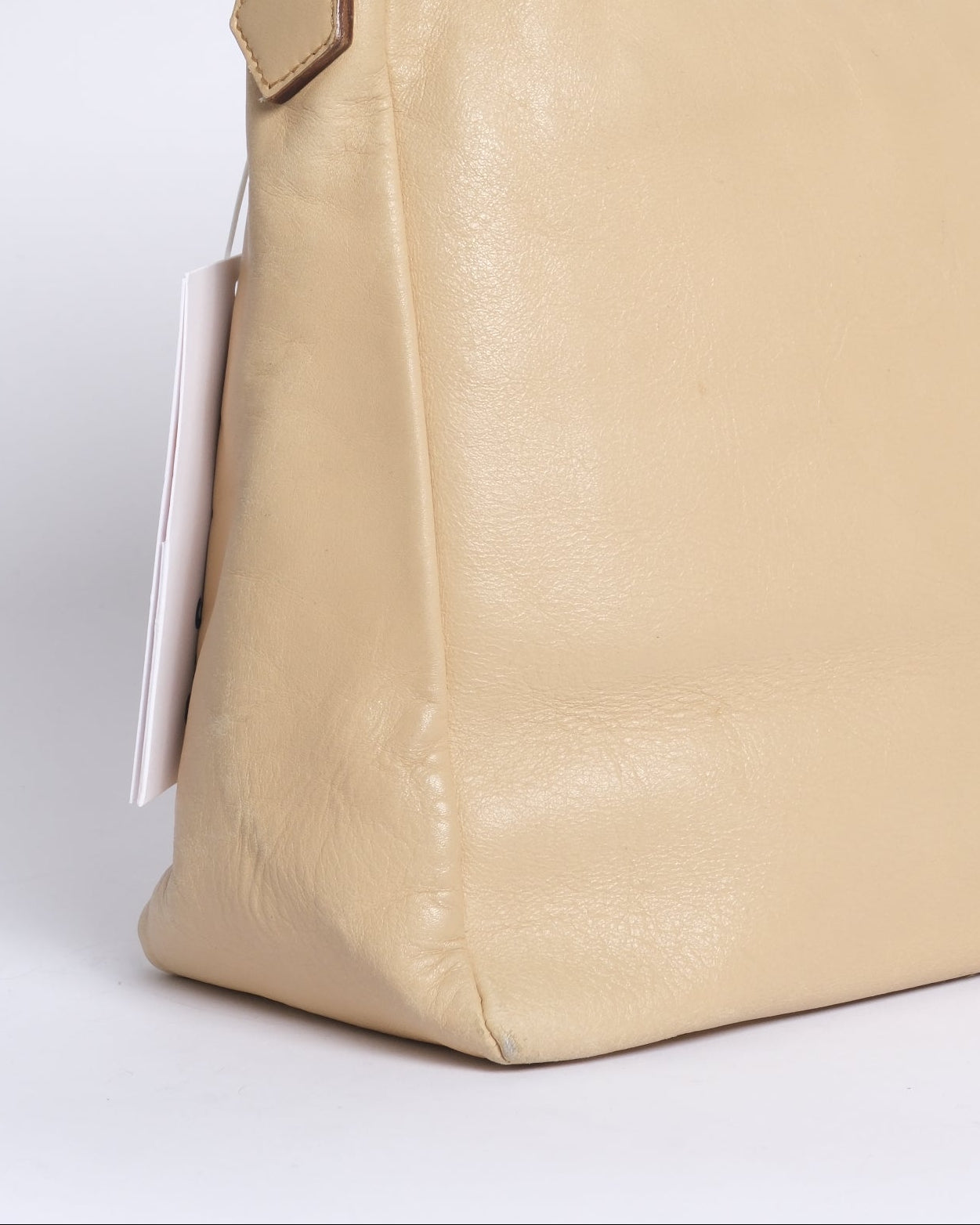 Gucci Tan Leather Bamboo Handle Shoulder Bag