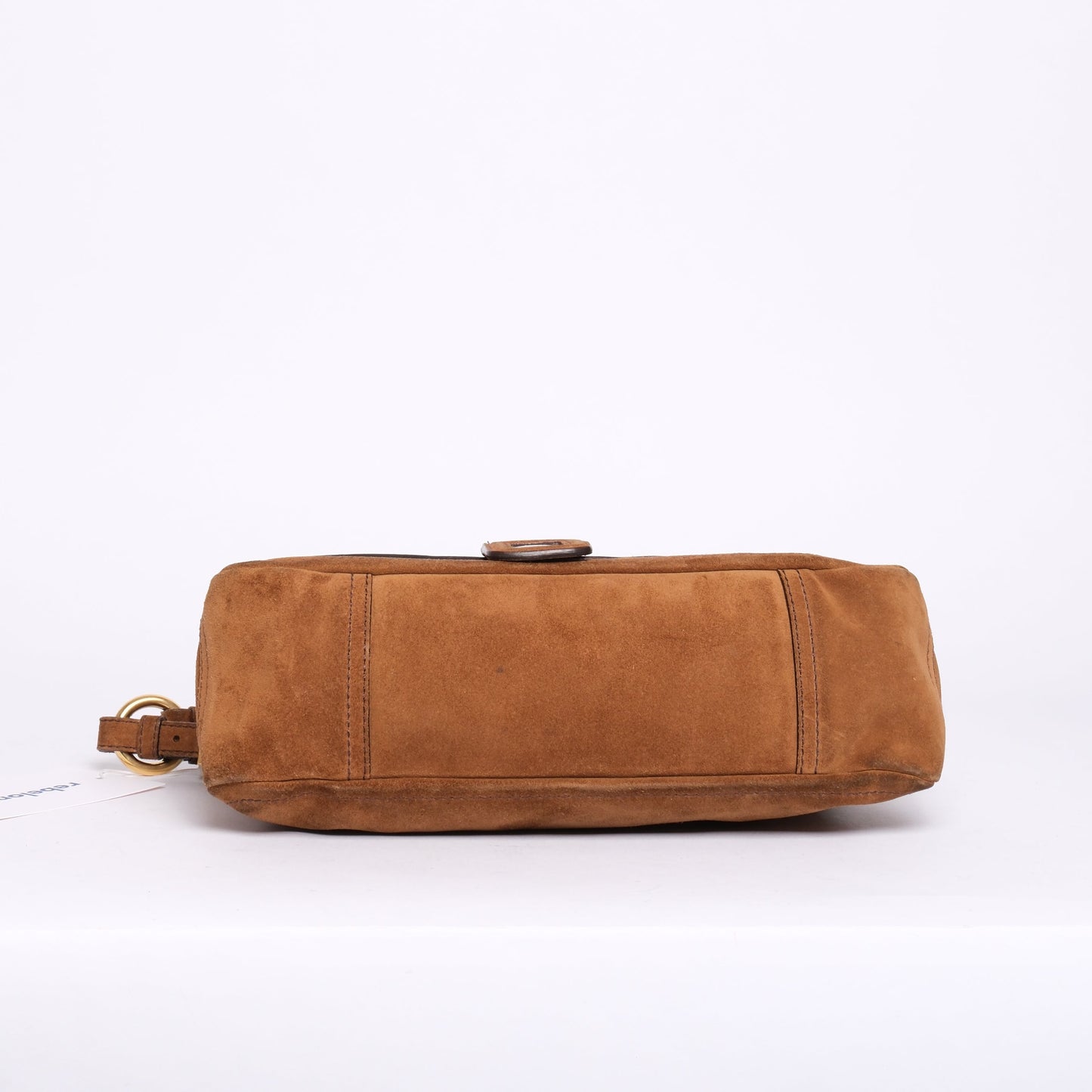 Prada Brown Suede Shoulder Bag