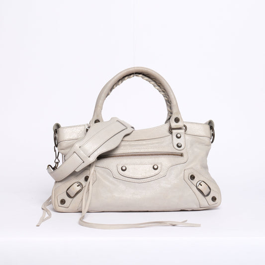 Balenciaga Light Gray First City Bag