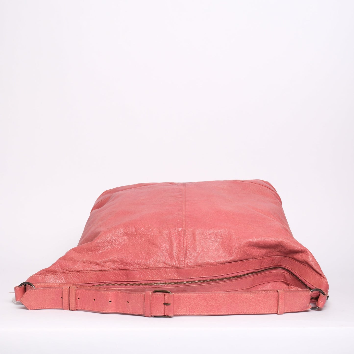 Balenciaga Pink Leather Classic Motocross Day Hobo Bag