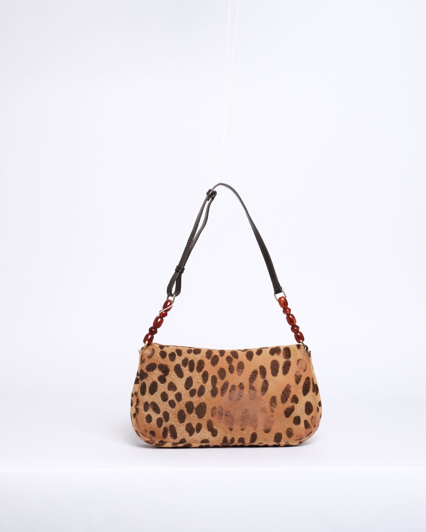Christian Dior Cheetah Printed Ponyhair Malice Shoulder Bag (Copy)