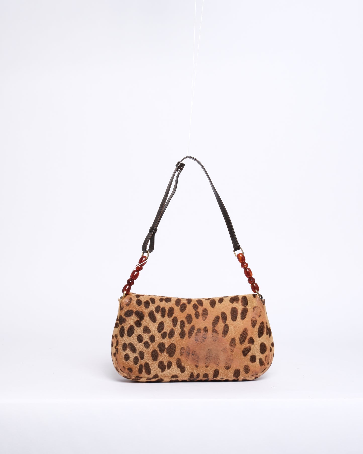 Christian Dior Cheetah Printed Ponyhair Malice Shoulder Bag (Copy)