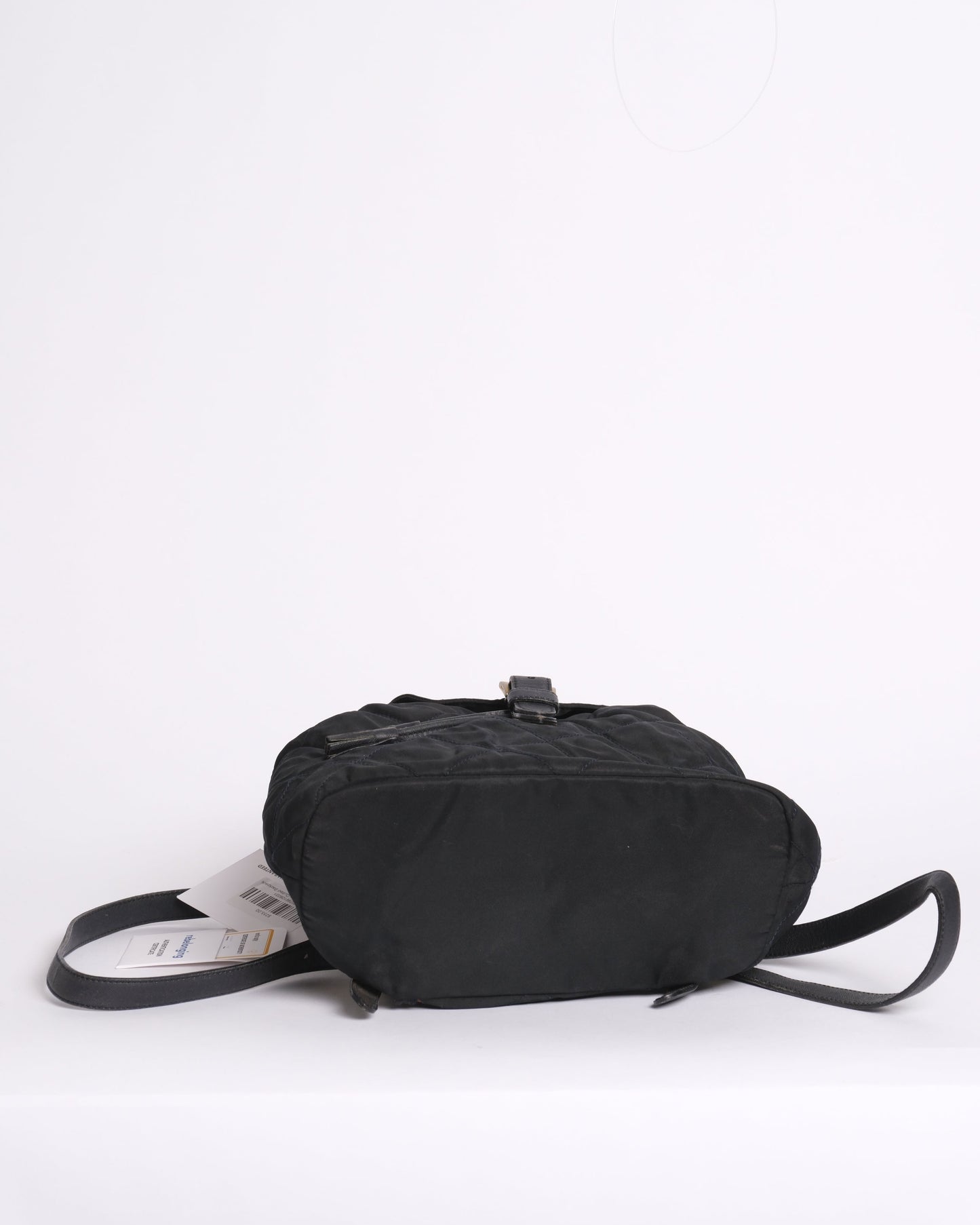 Prada Black Nylon Quilted Backpack