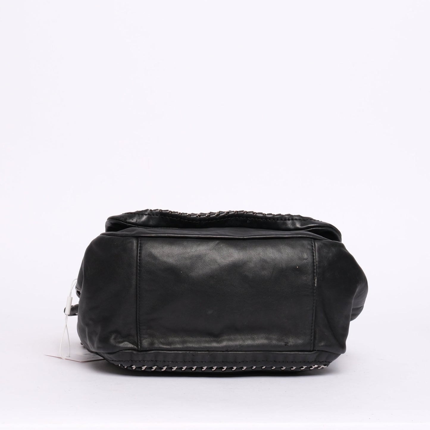 Chanel Black Leather Luxe Ligne Flap Over Shoulder Bag