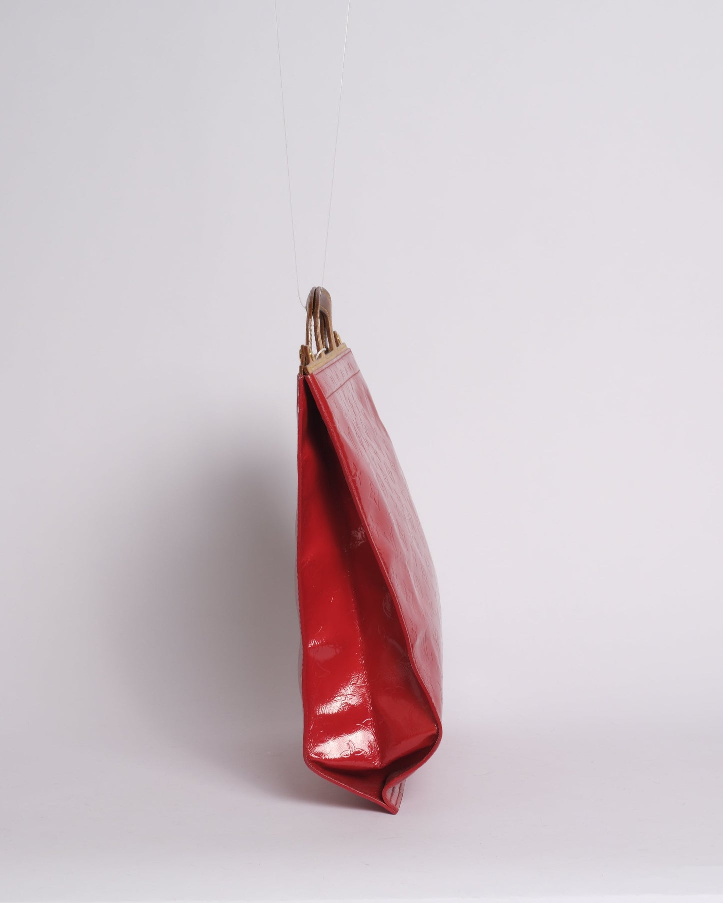 Louis Vuitton Red Vernis Stanton Tote Bag