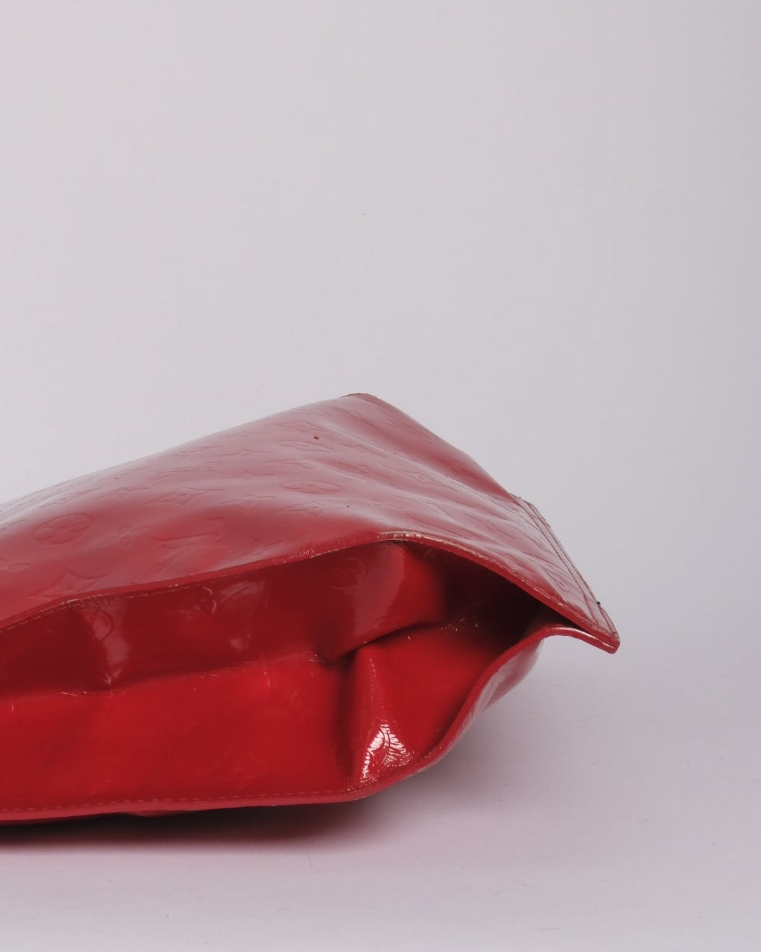 Louis Vuitton Red Vernis Stanton Tote Bag