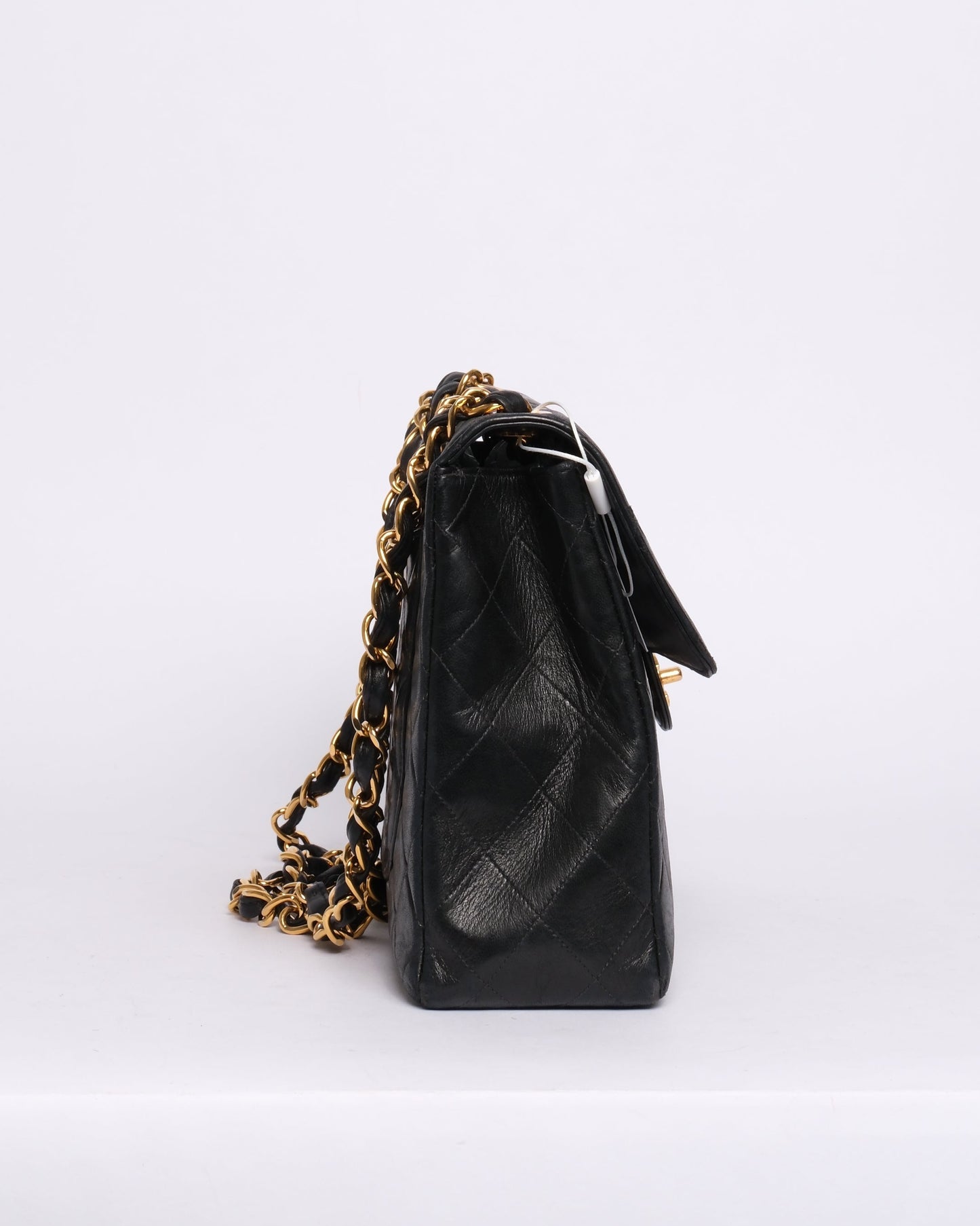 Chanel 1997 Black 24K GPHW Jumbo Flap