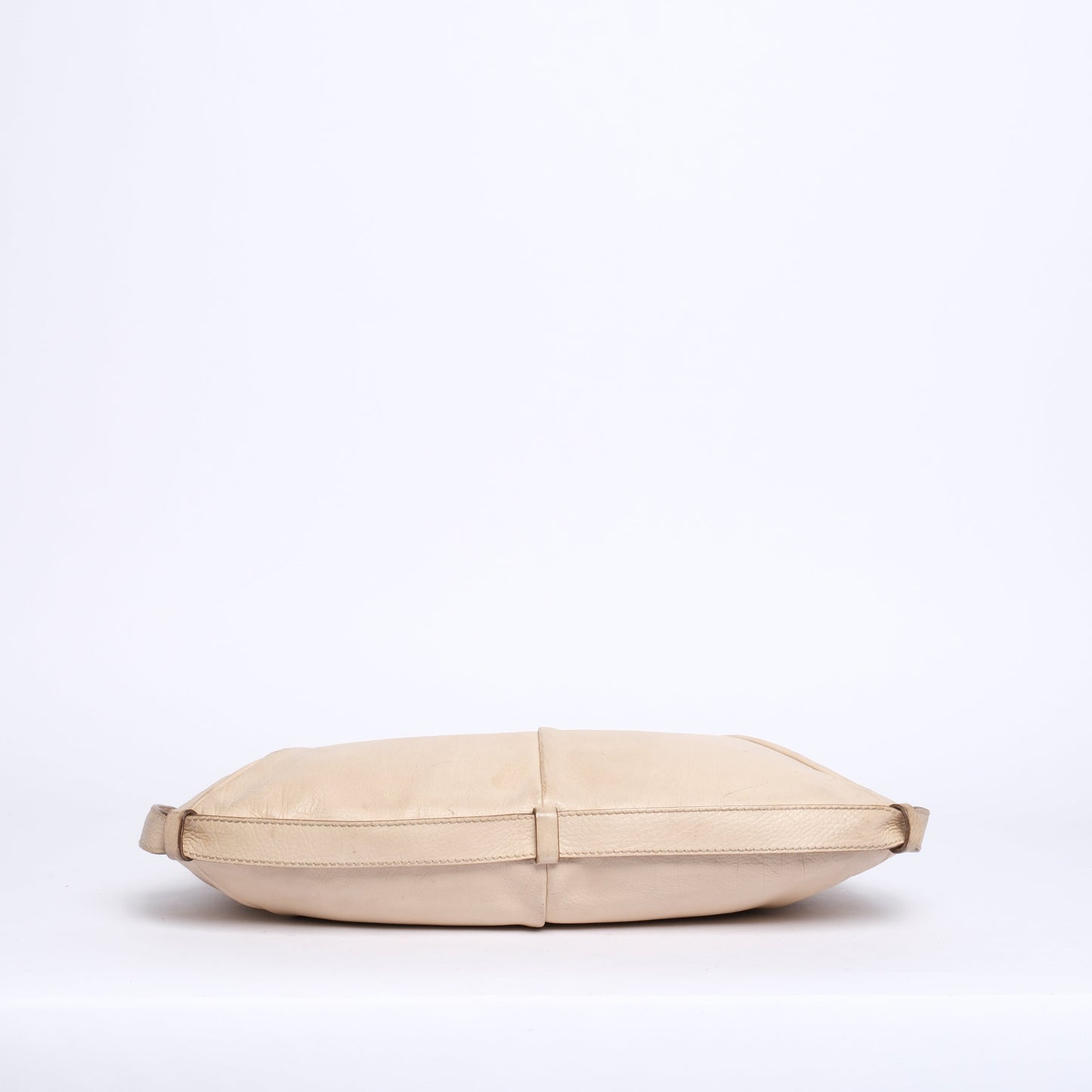 Yves Saint Laurent Beige Leather Mombasa Shoulder Bag