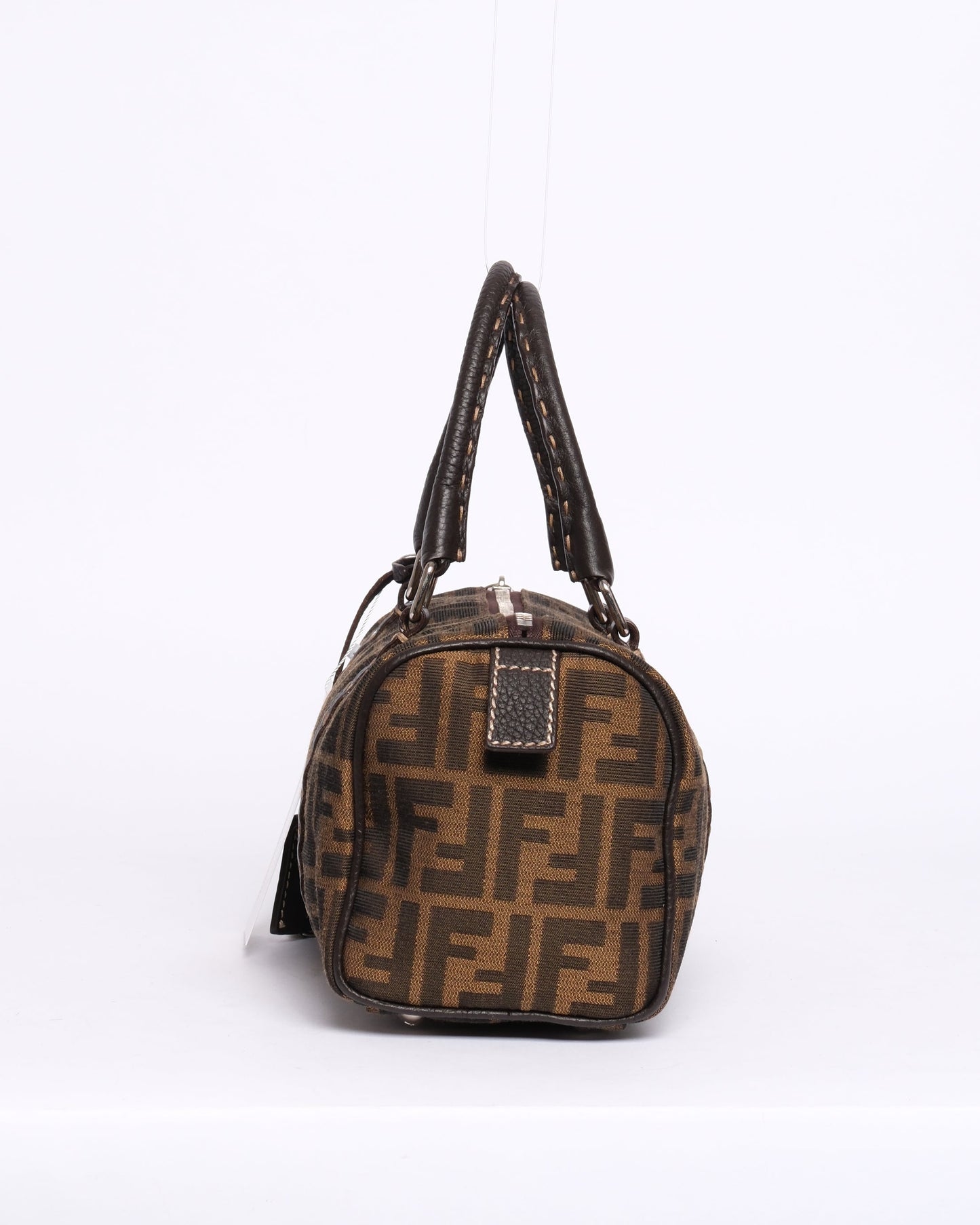 Fendi Zucca Monogram Mini Boston Bag