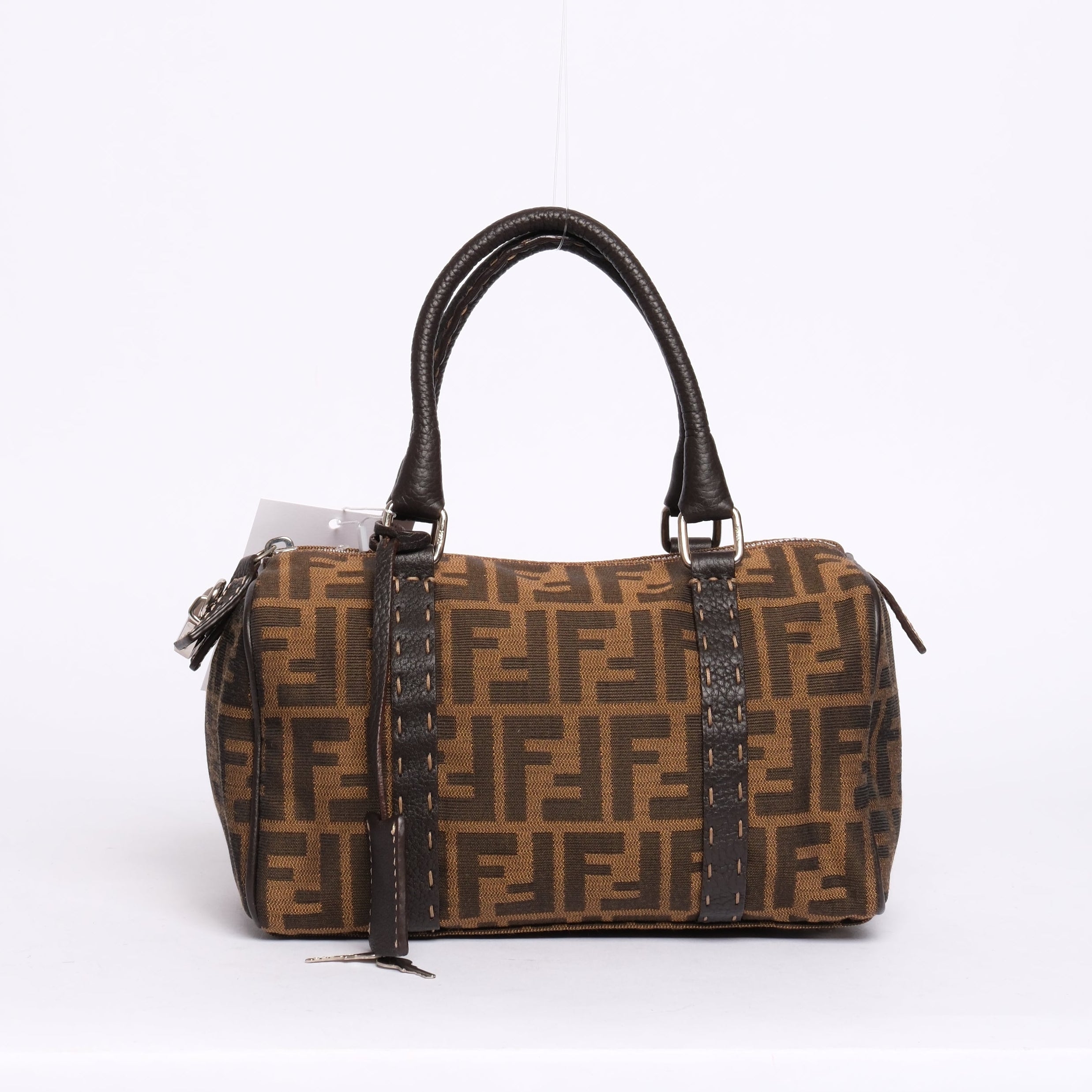 Fendi Zucca Monogram Mini Boston Bag – Rebelonging
