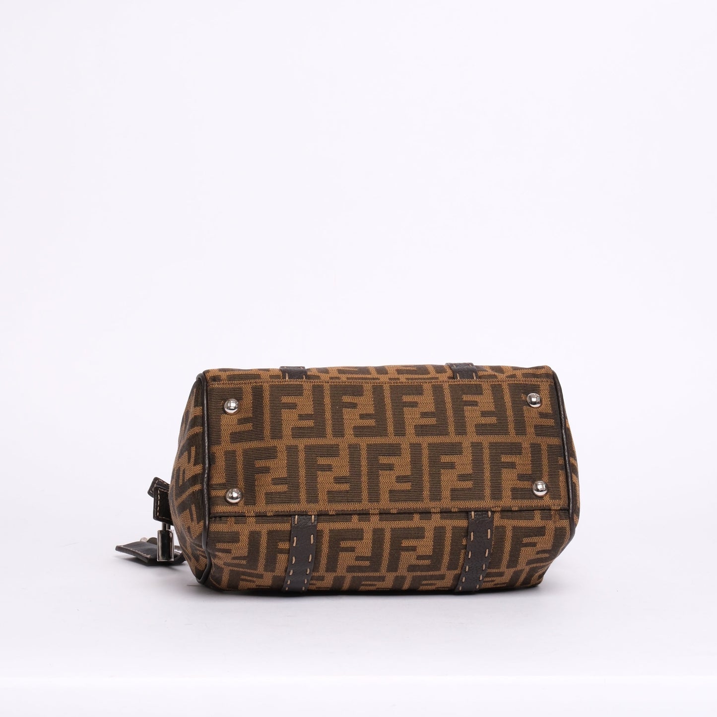 Fendi Zucca Monogram Mini Boston Bag